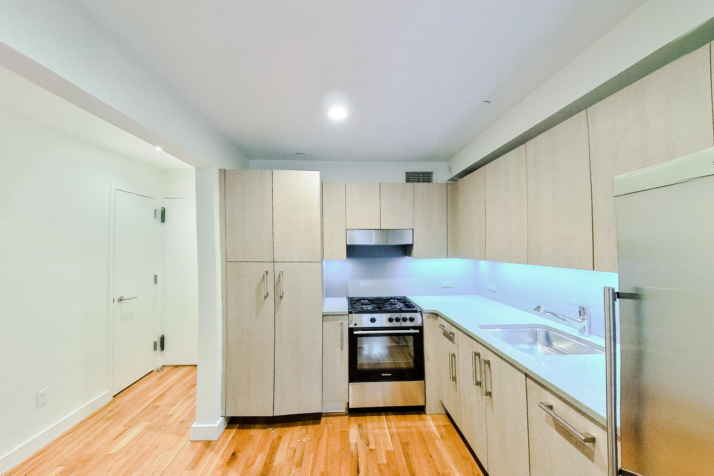 KITCHEN AND LIVING SPACE