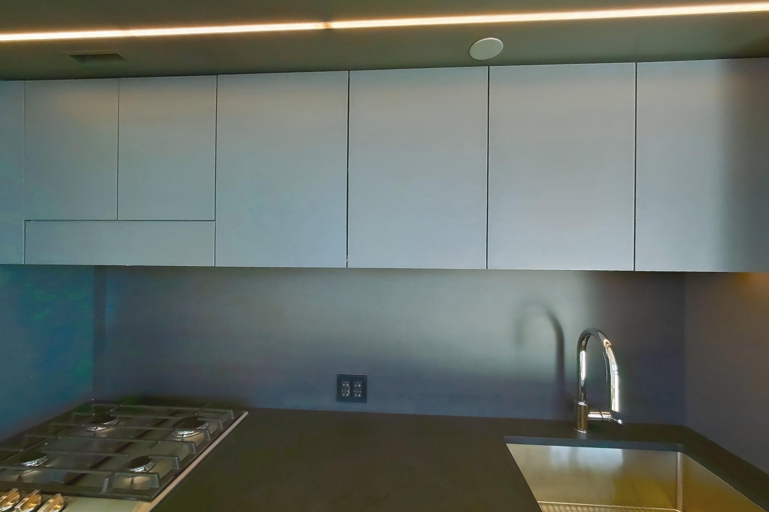 Kitchen in Apartment 1-ph2b at Eagle + West, 1BH floor plan