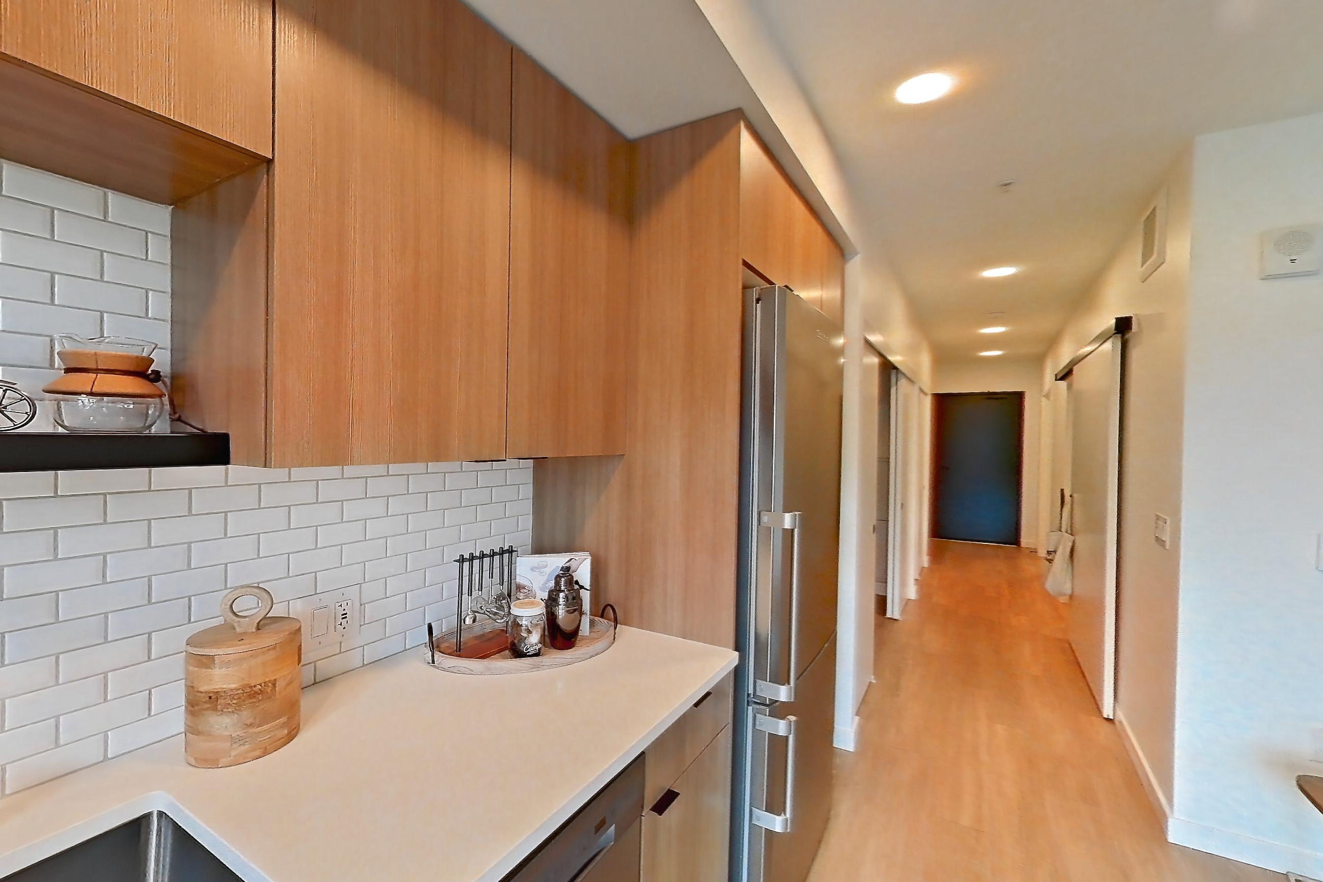 Kitchen, Apartment 621 at Ballard Yards