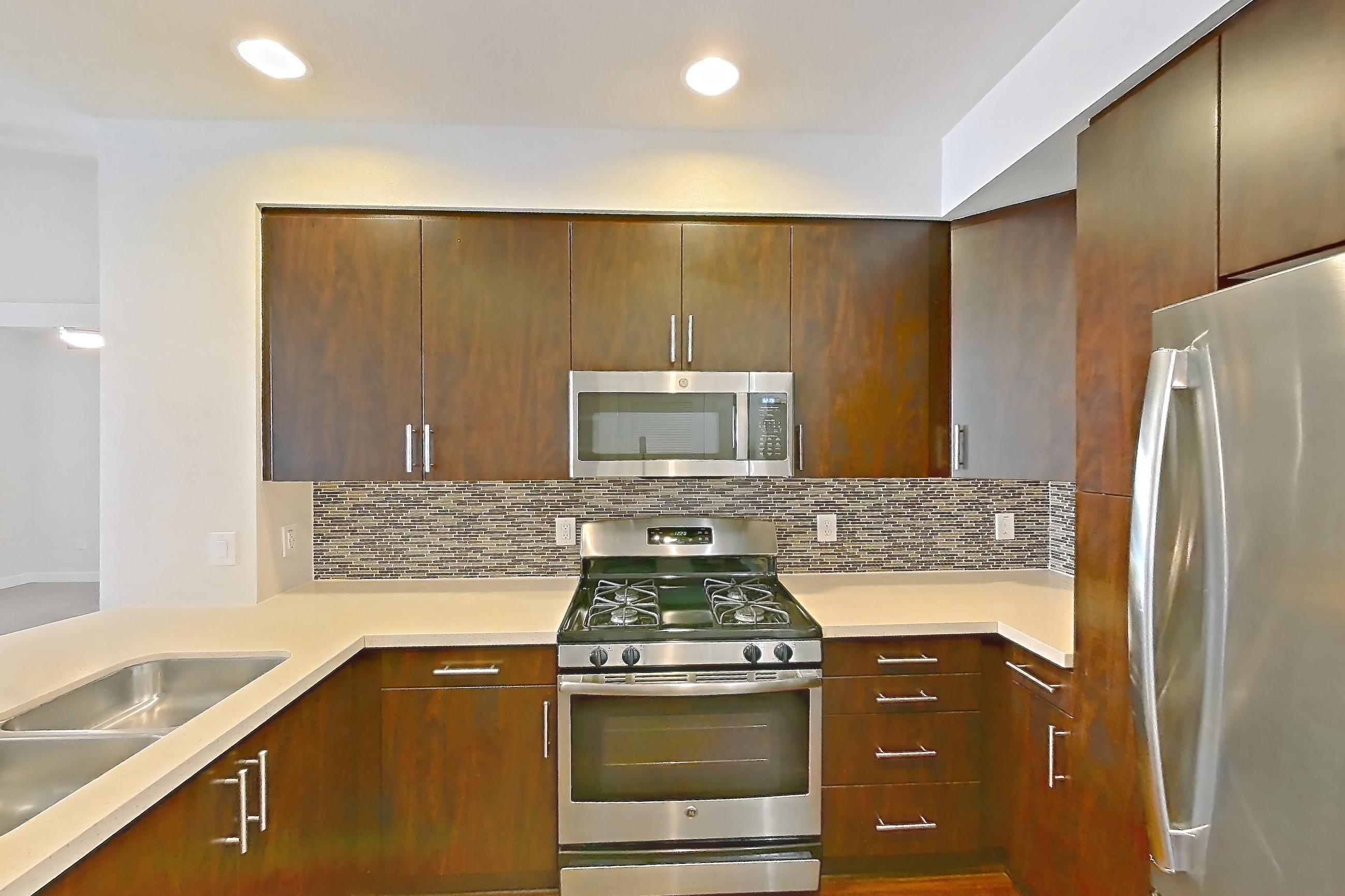 Kitchen in Apartment 1443 at The Verge Apartments, Greenway floor plan