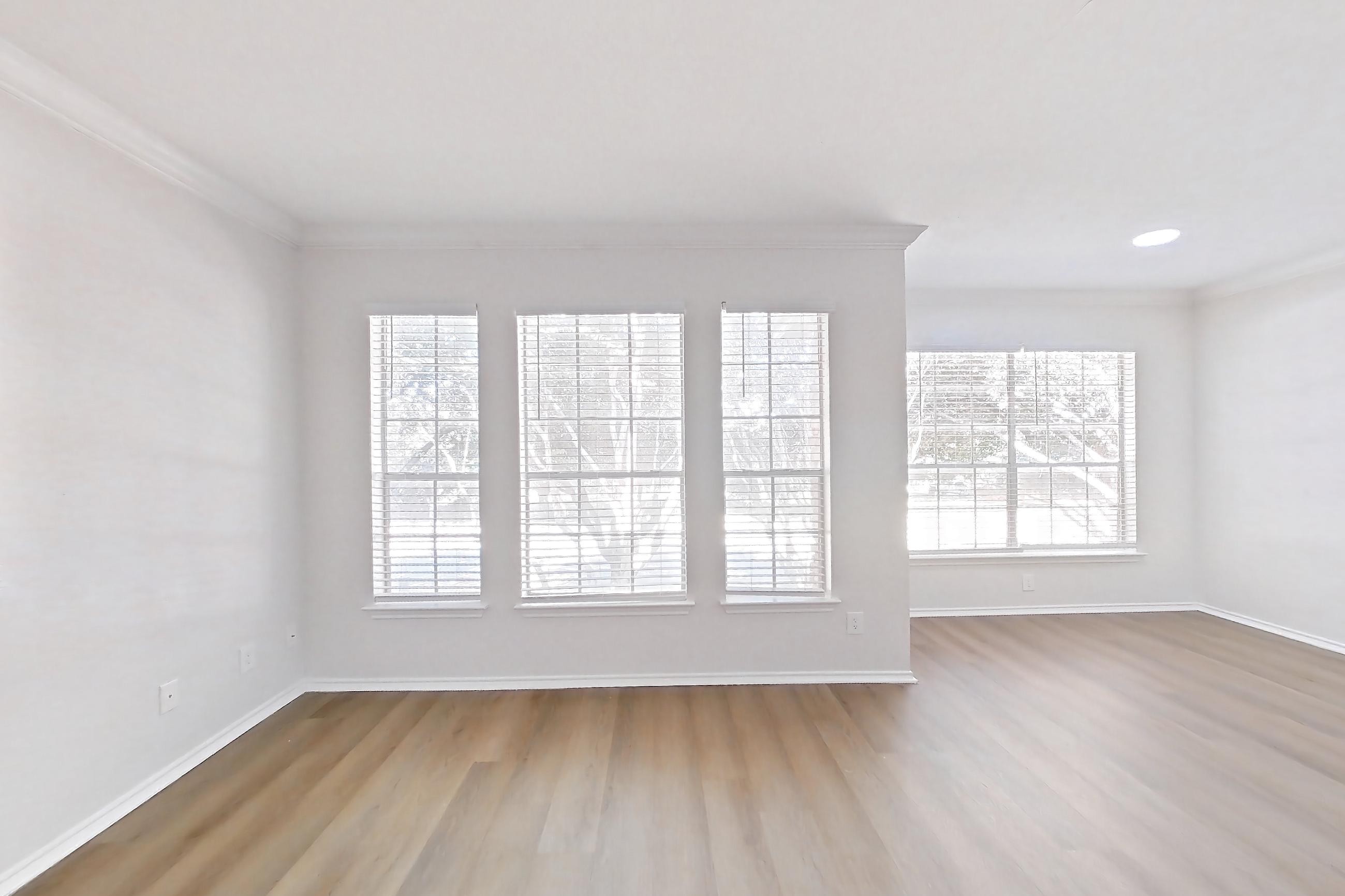 Living space, Apartment 928 at Lantower Round Rock