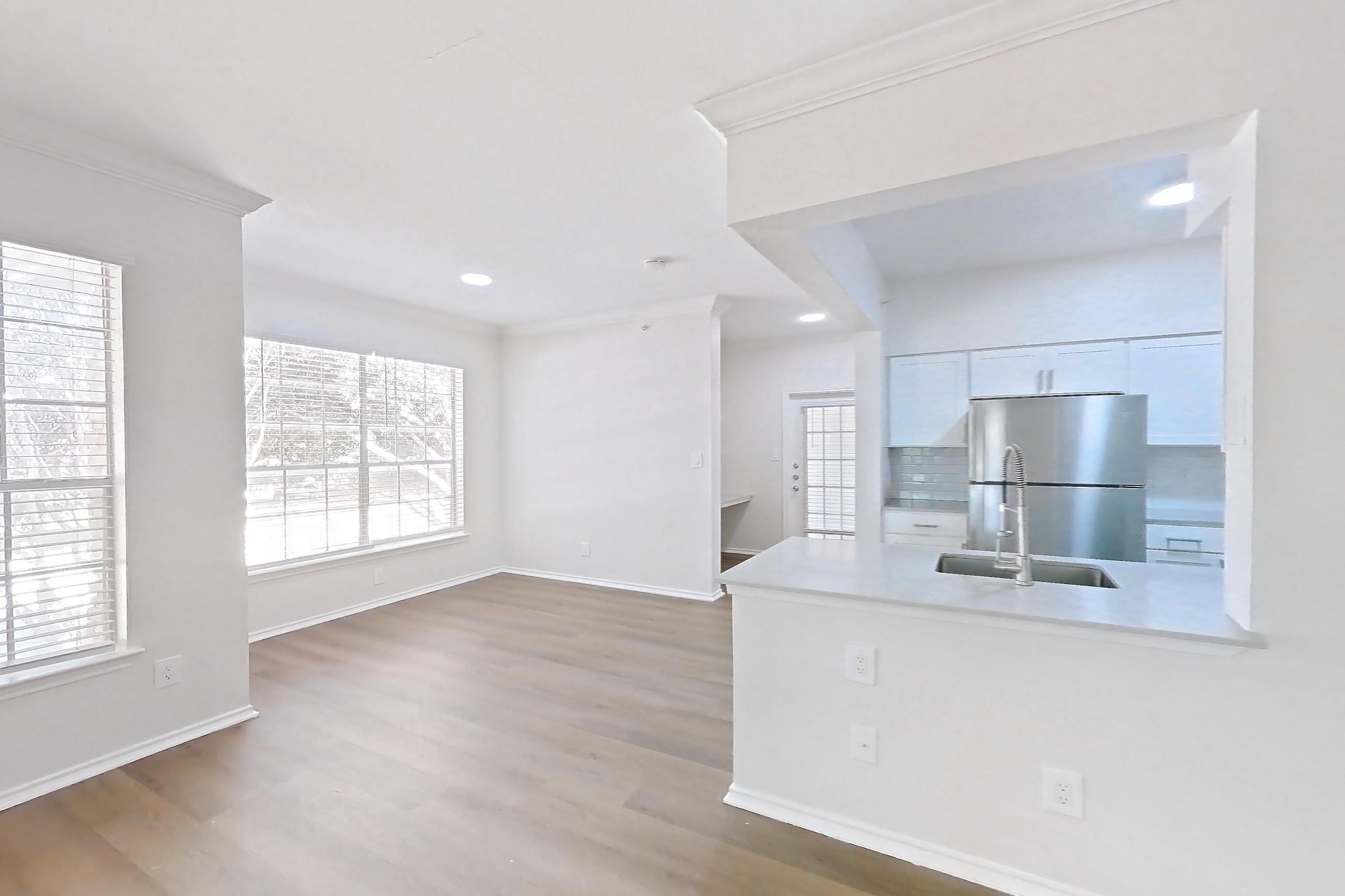 Living space, Apartment 928 at Lantower Round Rock
