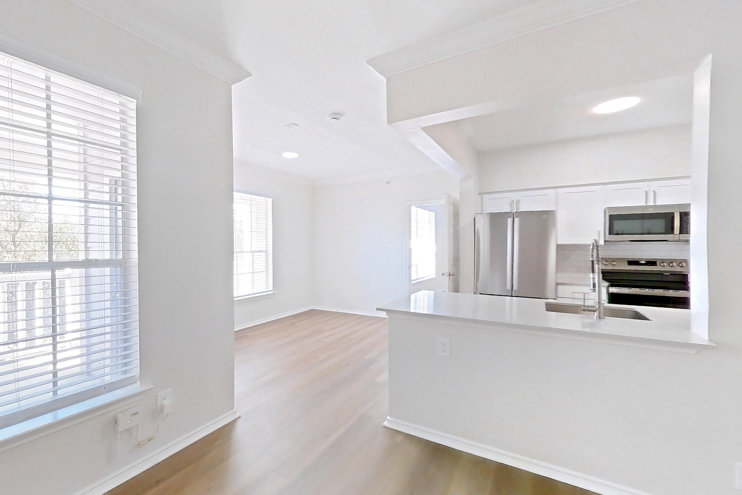 Living space, Apartment 1433 at Lantower Round Rock
