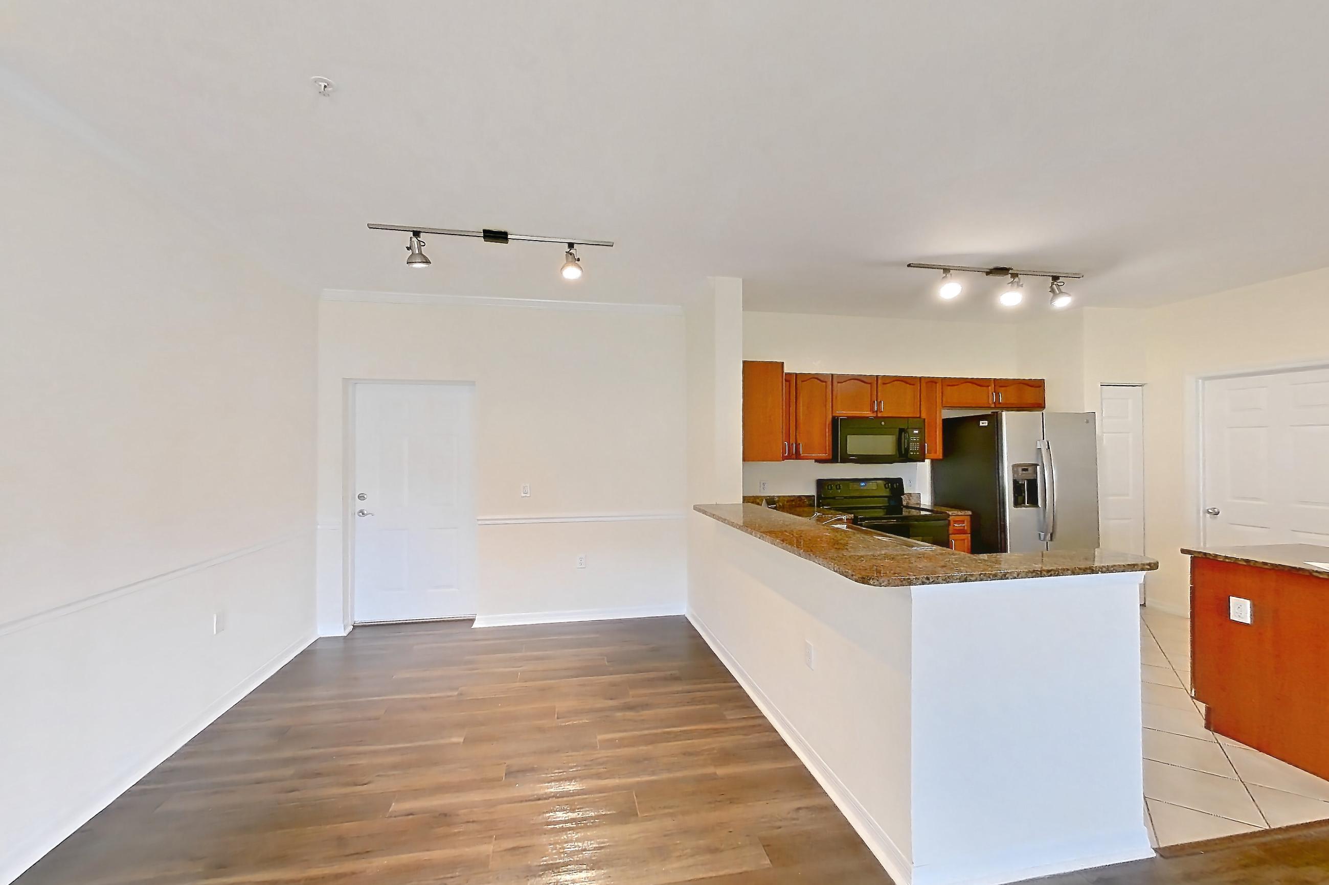 Living room in Apartment 106 at Tortuga Bay, B3 floor plan