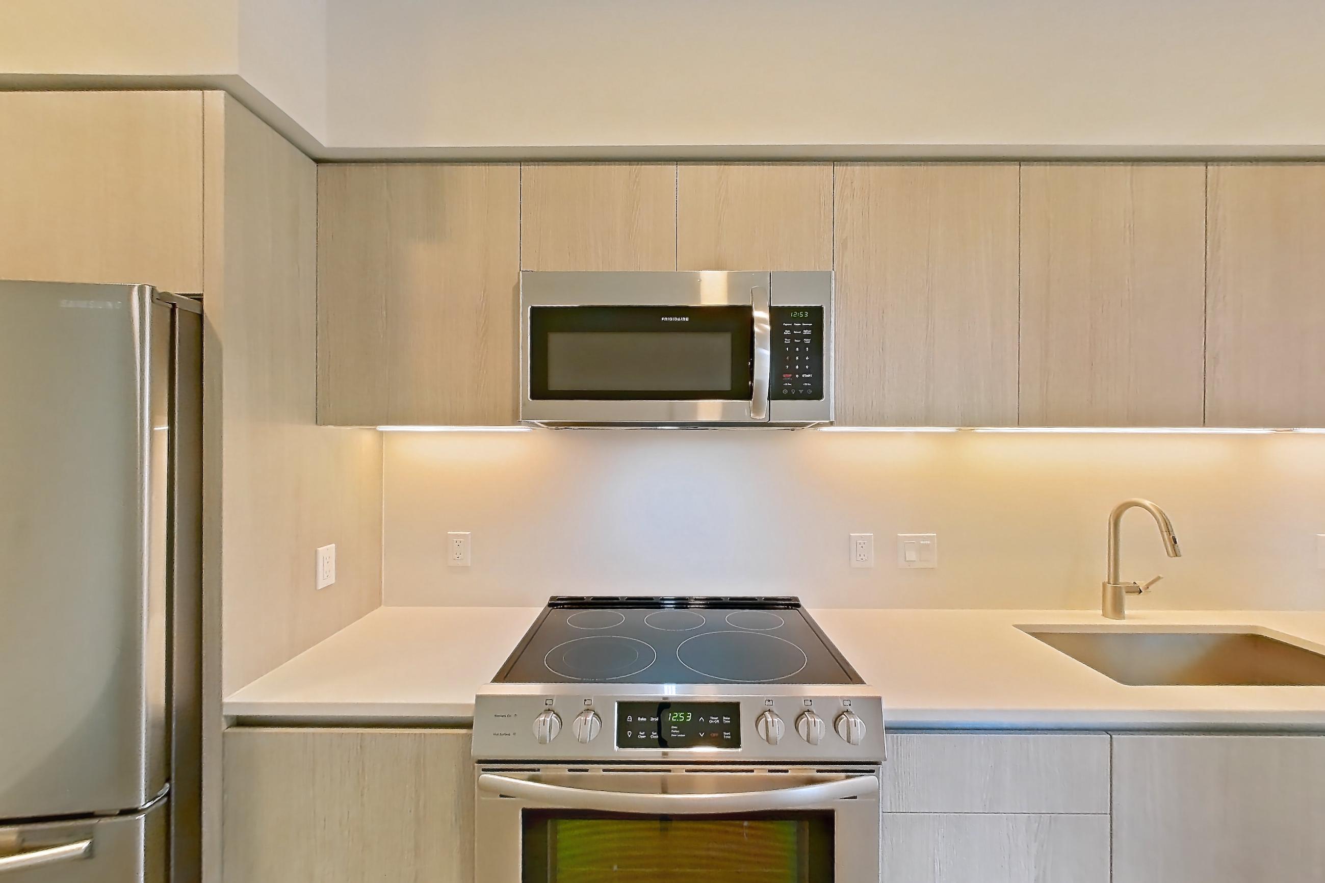 Kitchen in Apartment b0218 at The Gantry, S1 floor plan
