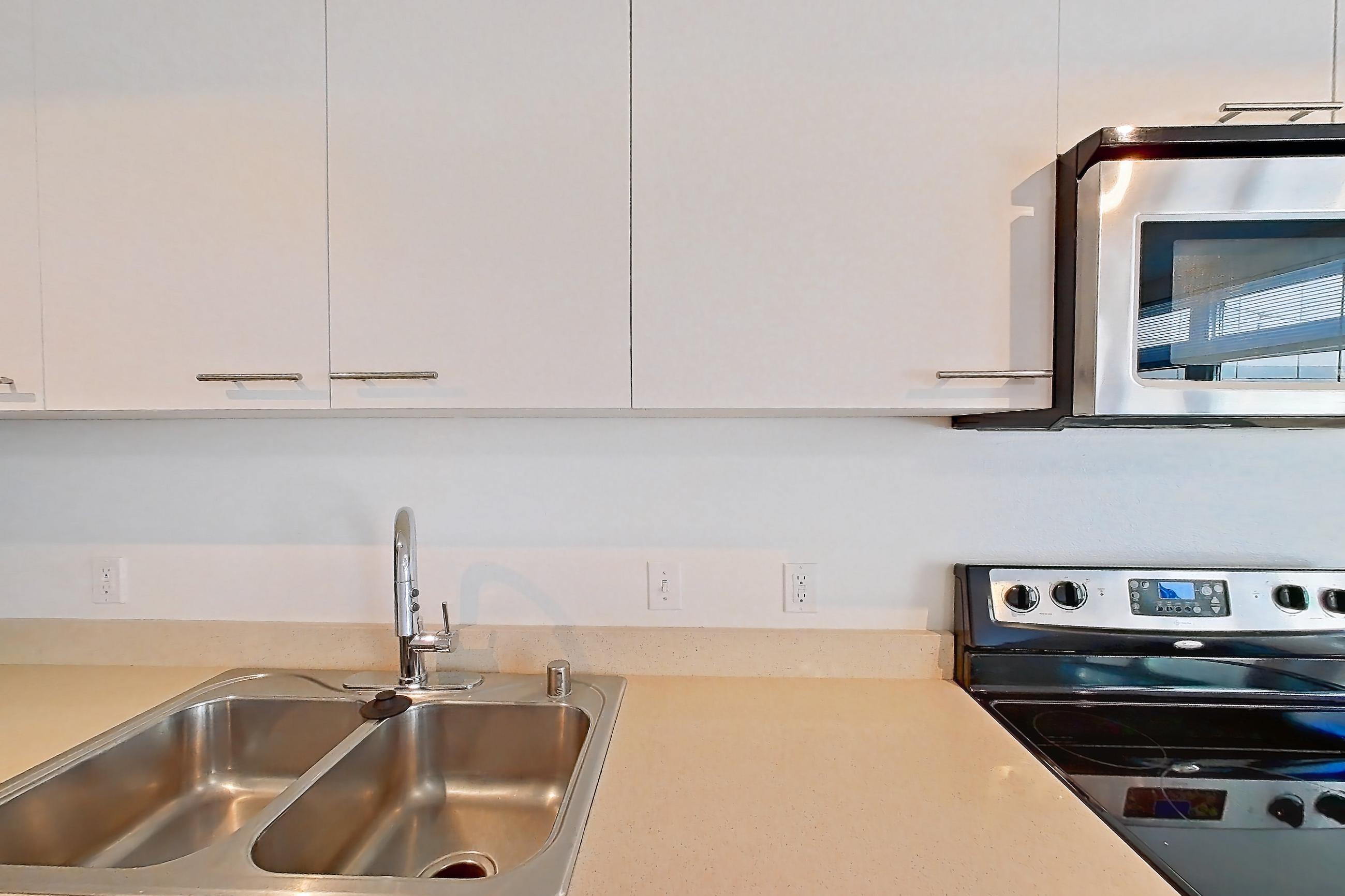 Kitchen in Apartment 0238 at Circa Greenlake, Open 1 Bedroom 1 Bath A22.1 floor plan