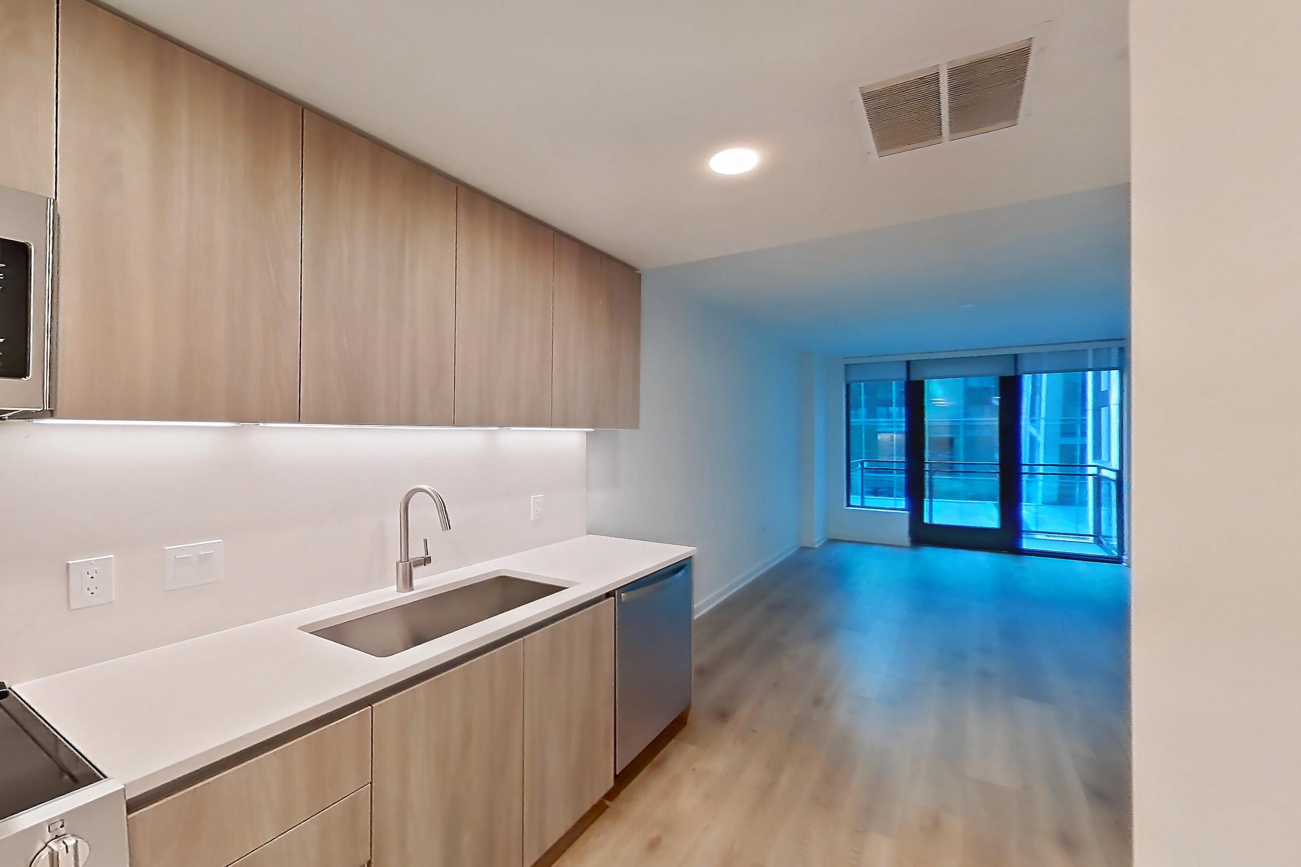 Kitchen in Apartment 0510 at The Hale, S2 floor plan