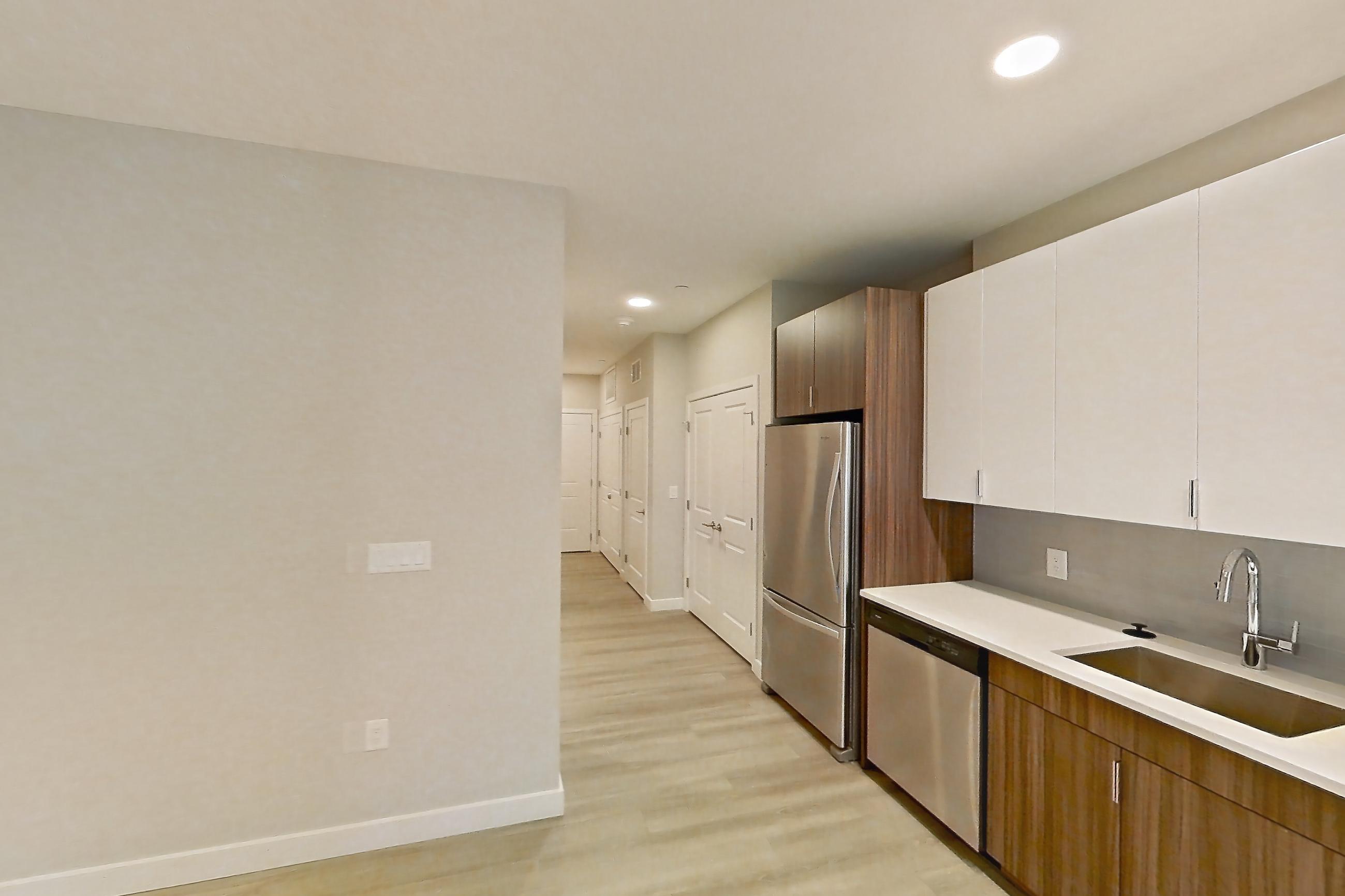 LIVING ROOM AND KITCHEN