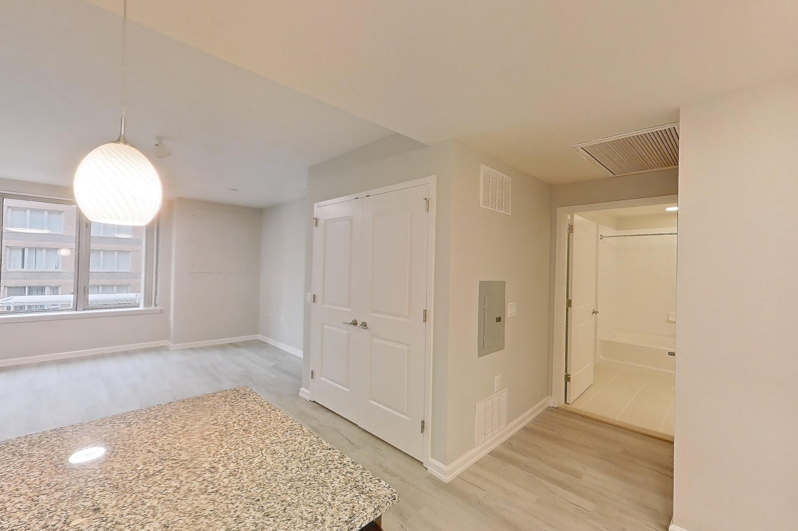 Kitchen in Apartment rt-0620 at RiverTrace at Port Imperial, B7 floor plan