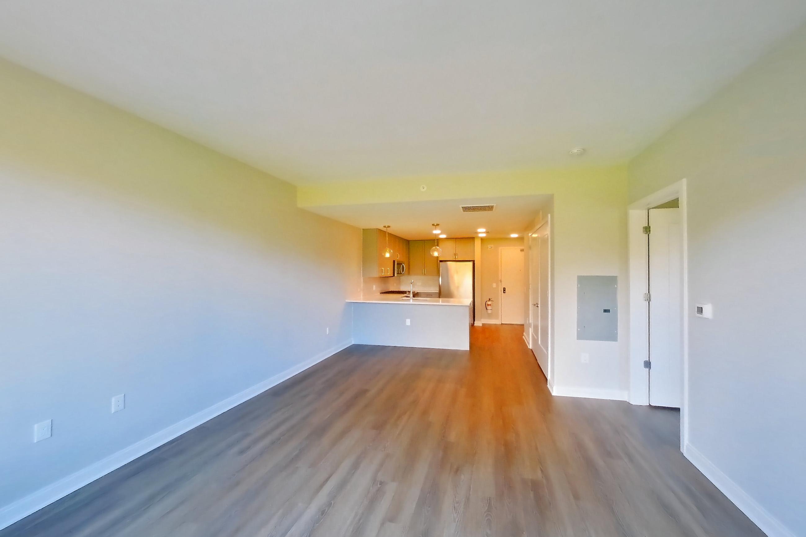 Living room in Apartment cap-0933 at The Capstone, CAP-A4, 1 bd - 1 ba floor plan