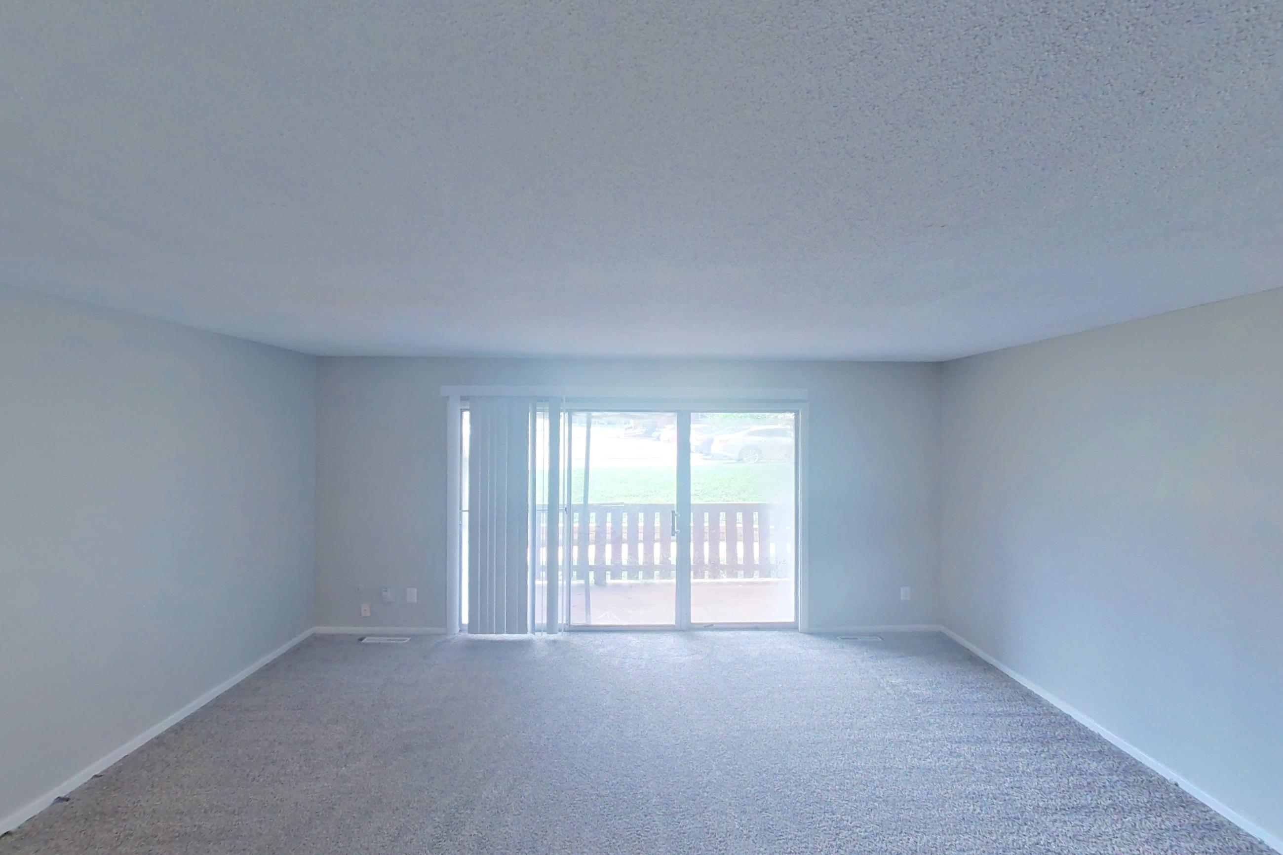 Living room, Apartment 9714A at The Life at Legacy Fountains