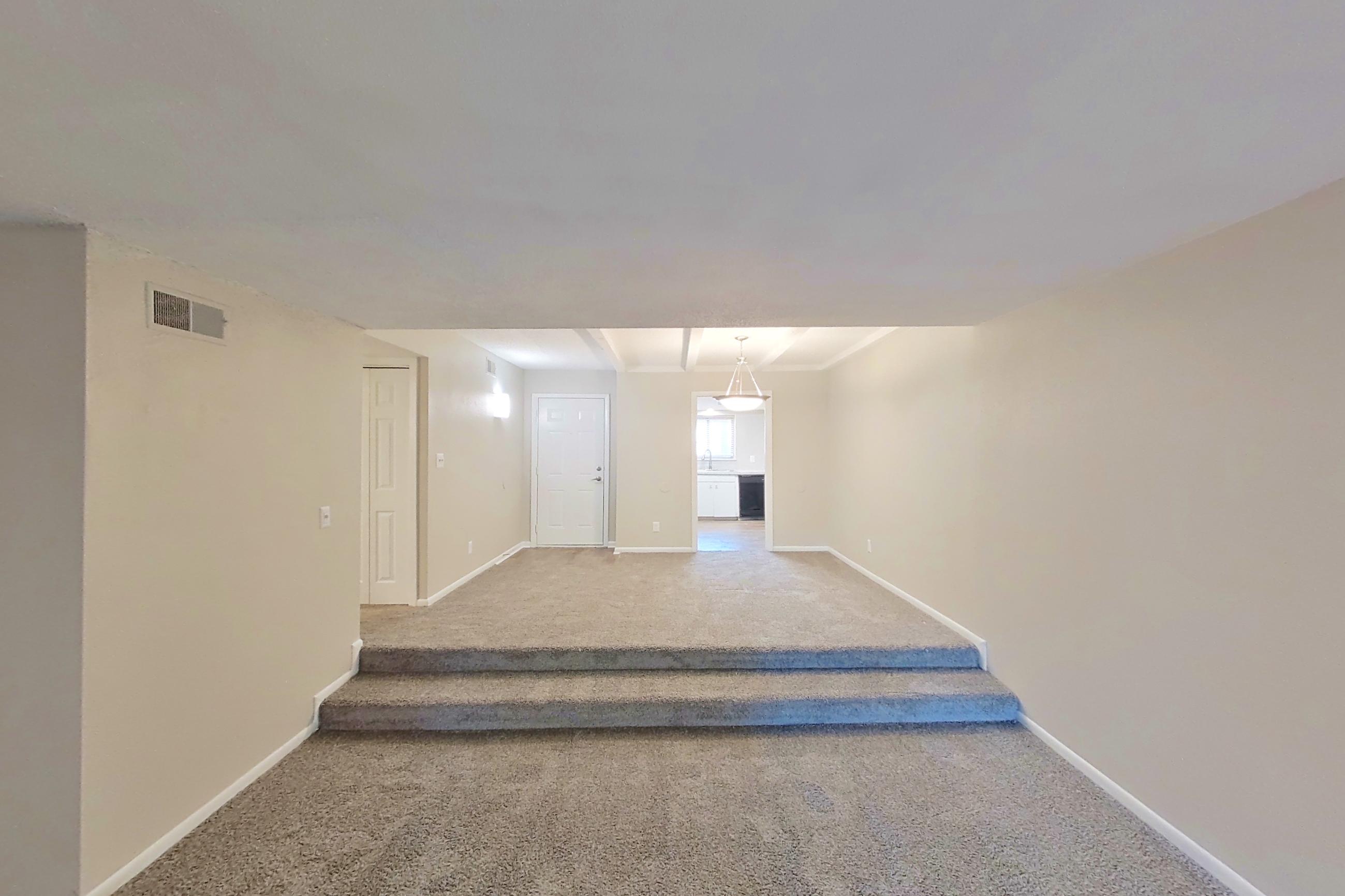 Living room, Apartment 1426A at The Life at Legacy Fountains
