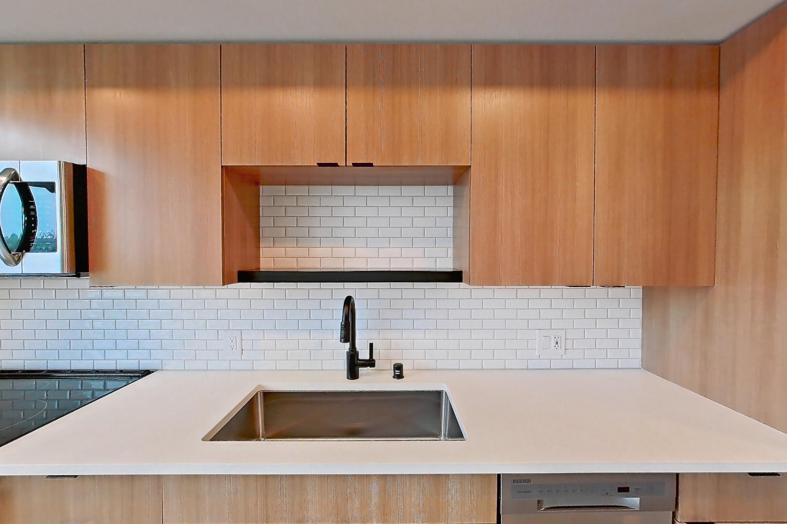 Kitchen, Apartment 721 at Ballard Yards