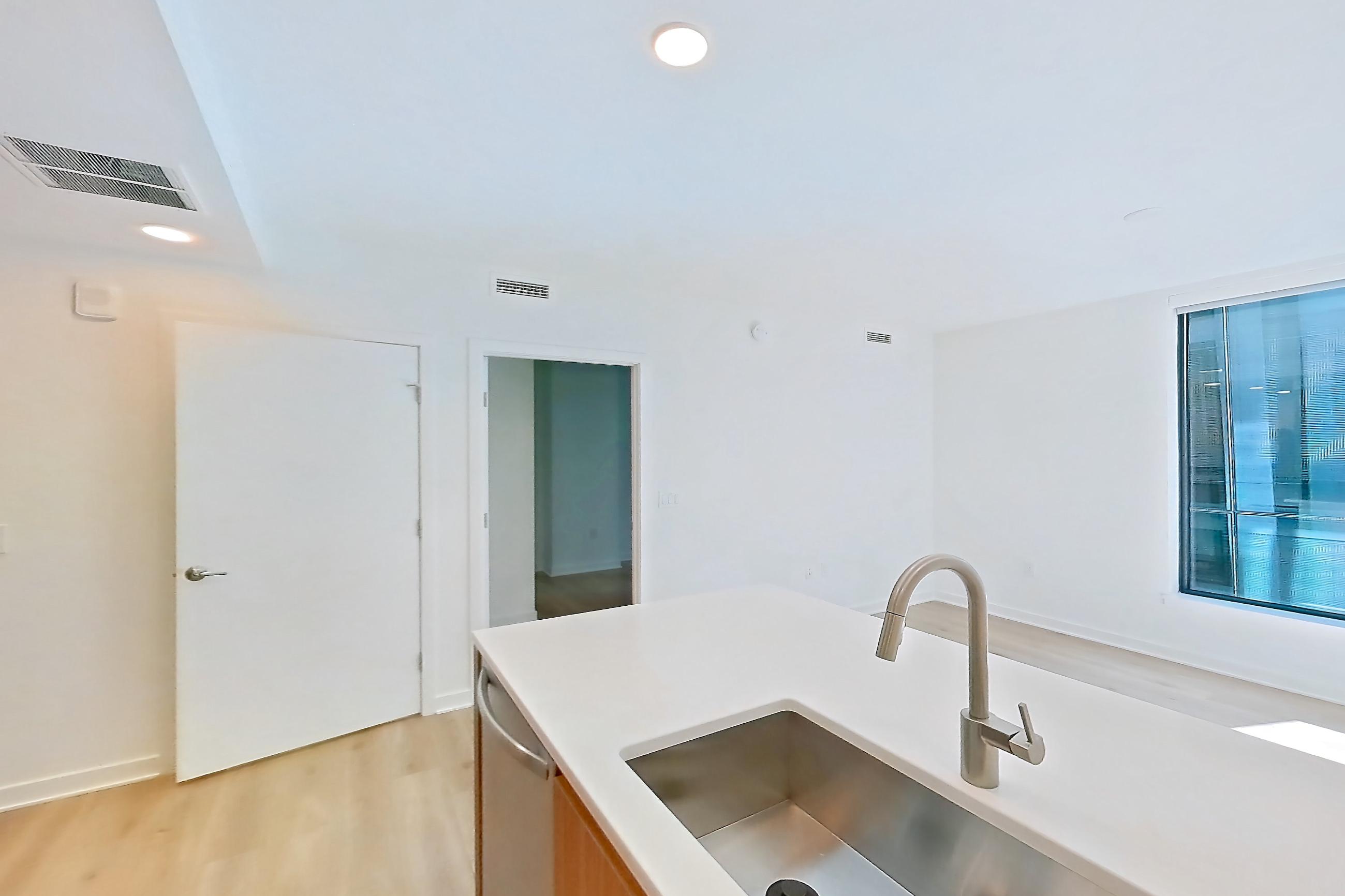 Kitchen in Apartment 0801 at The Hale, B4 floor plan