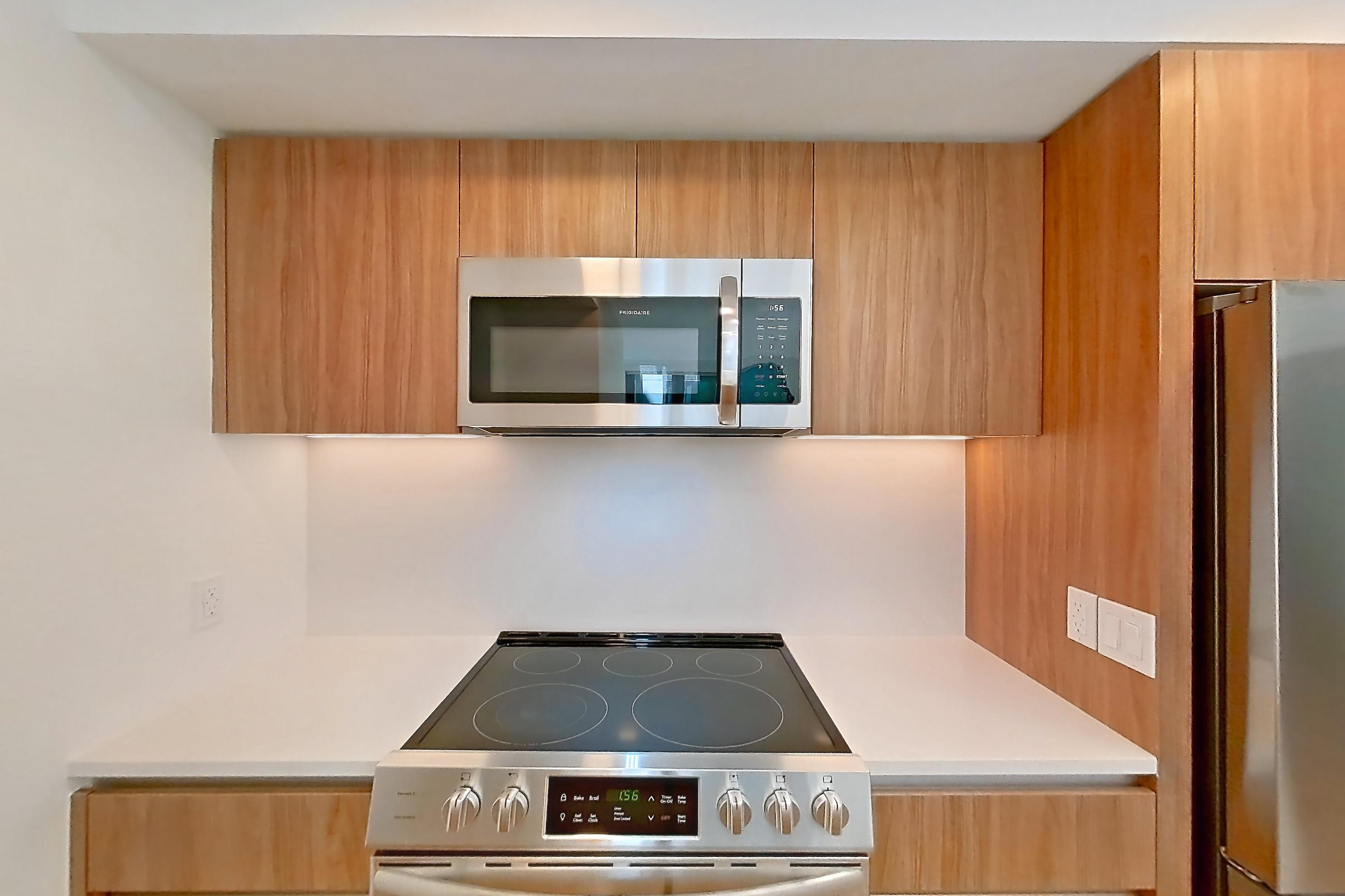 Kitchen in Apartment 0801 at The Hale, B4 floor plan