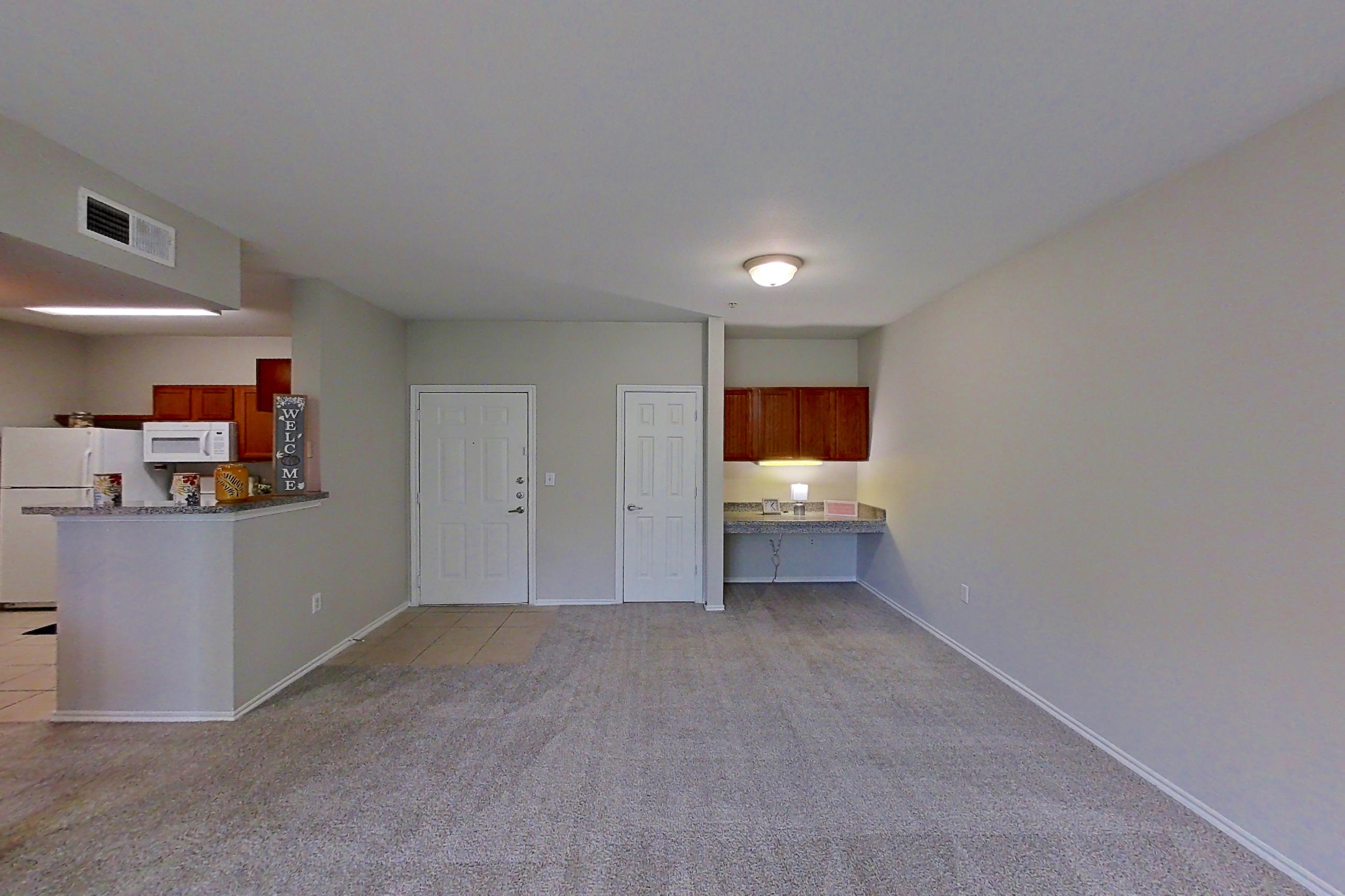 Living room, Apartment 1204 at The Life at Brighton Estates