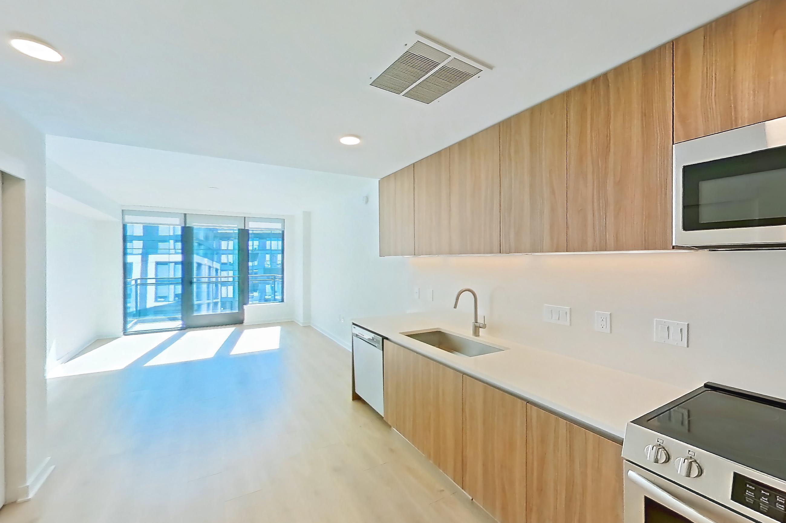 Kitchen, Apartment 1228 at The Hale