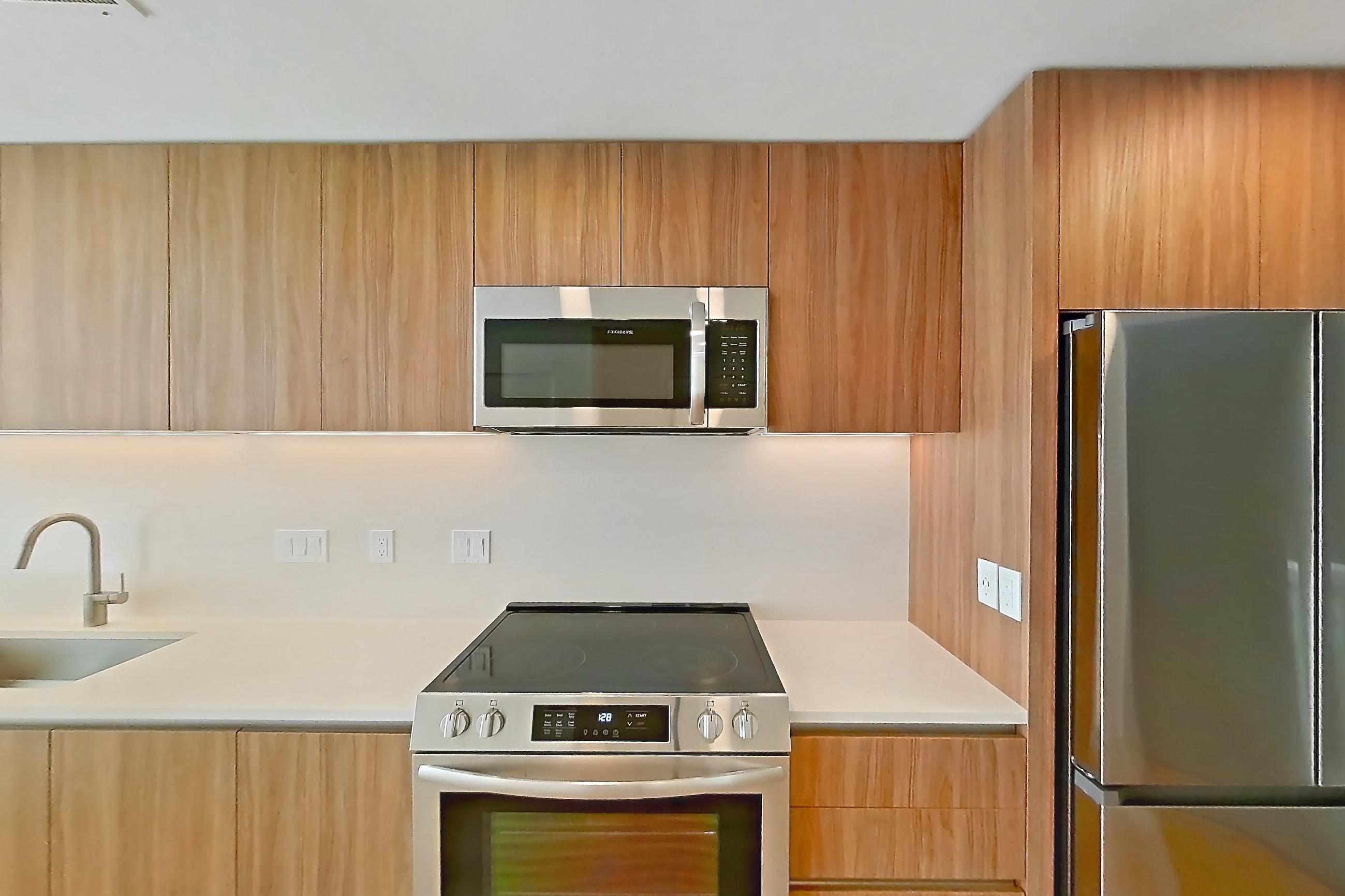 Kitchen, Apartment 1228 at The Hale