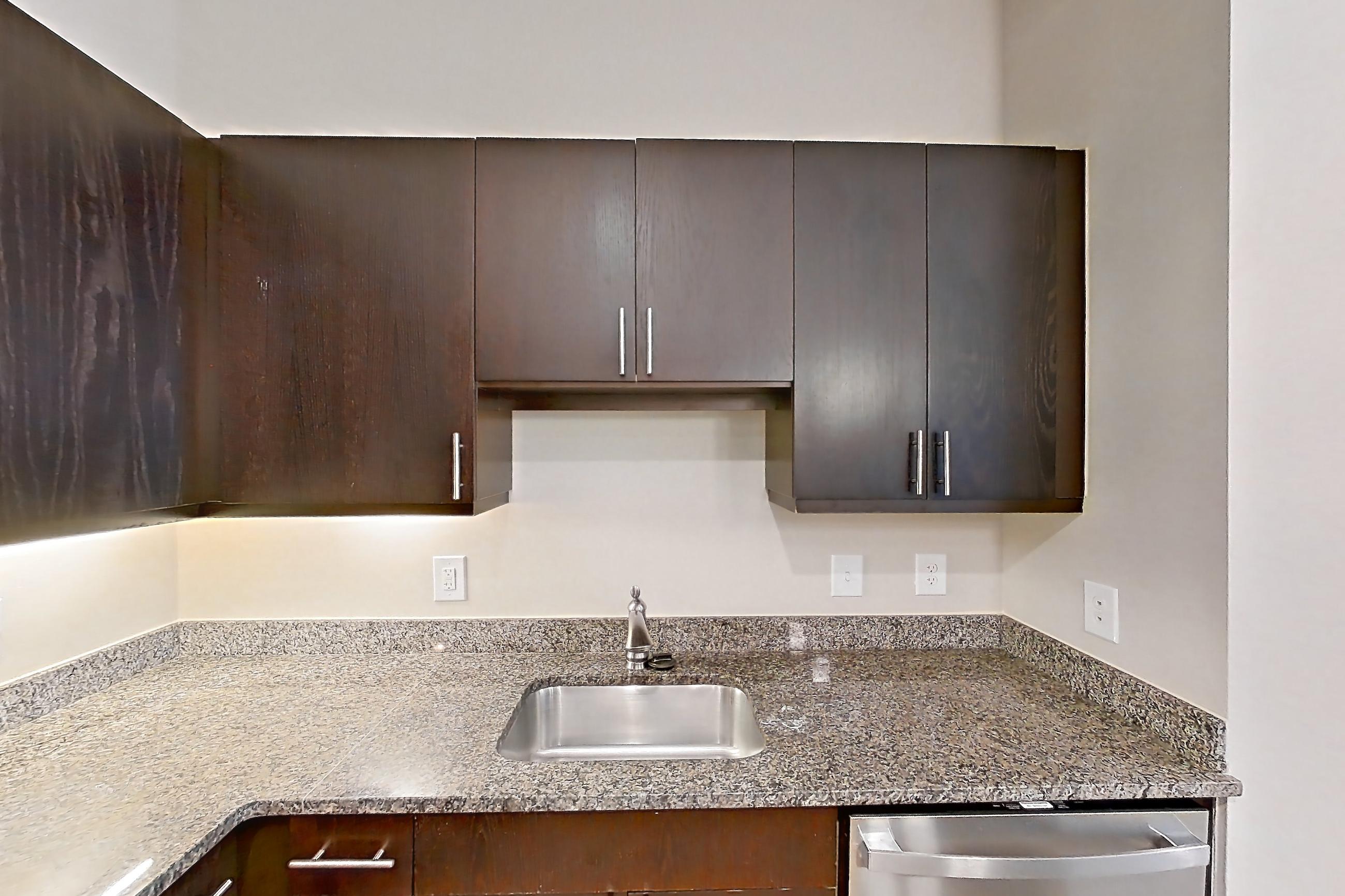 Kitchen, Apartment 0309 at The Avant at Reston Town Center