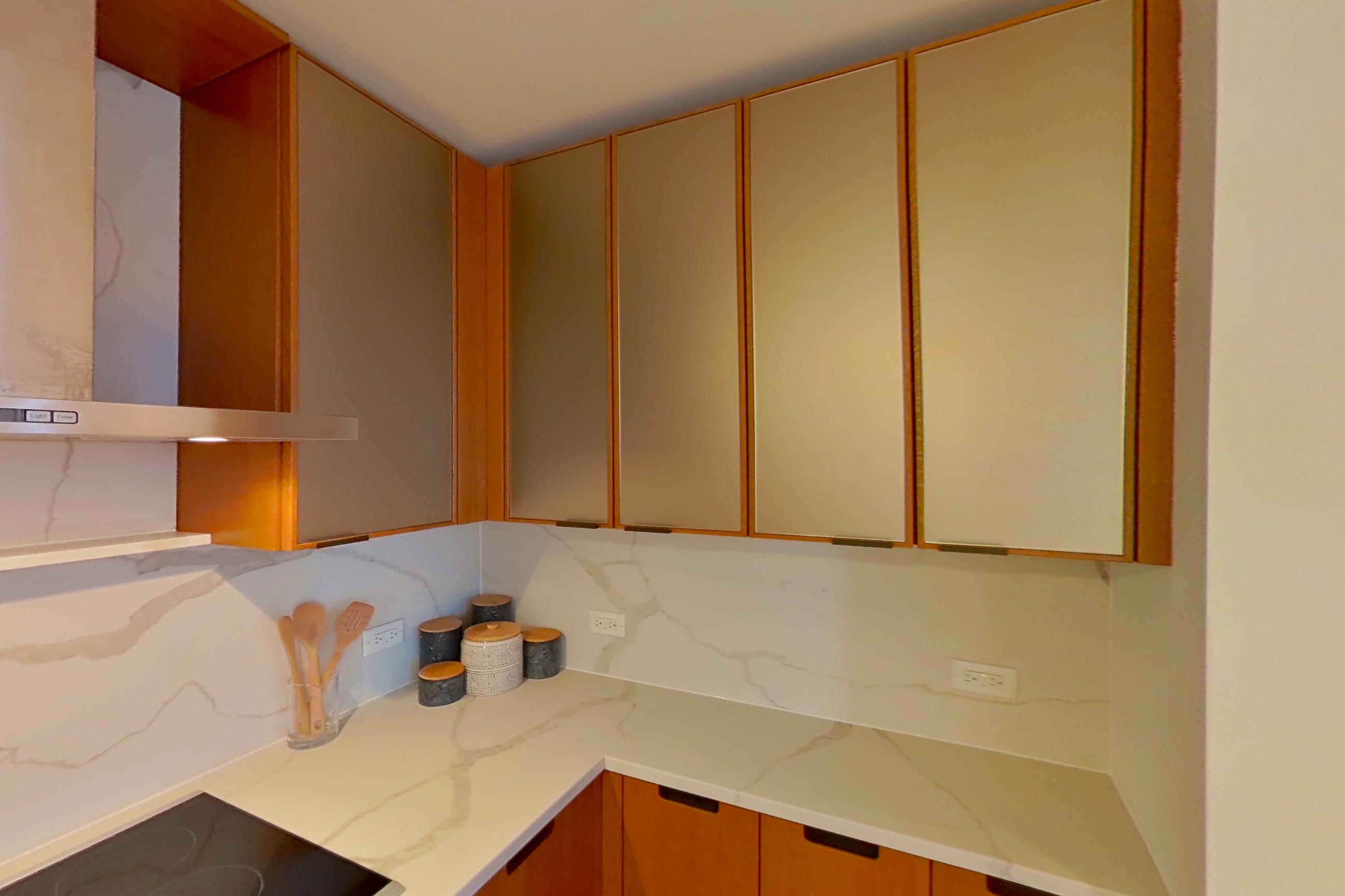 Kitchen in Apartment 1703 at Oriana, C1 floor plan