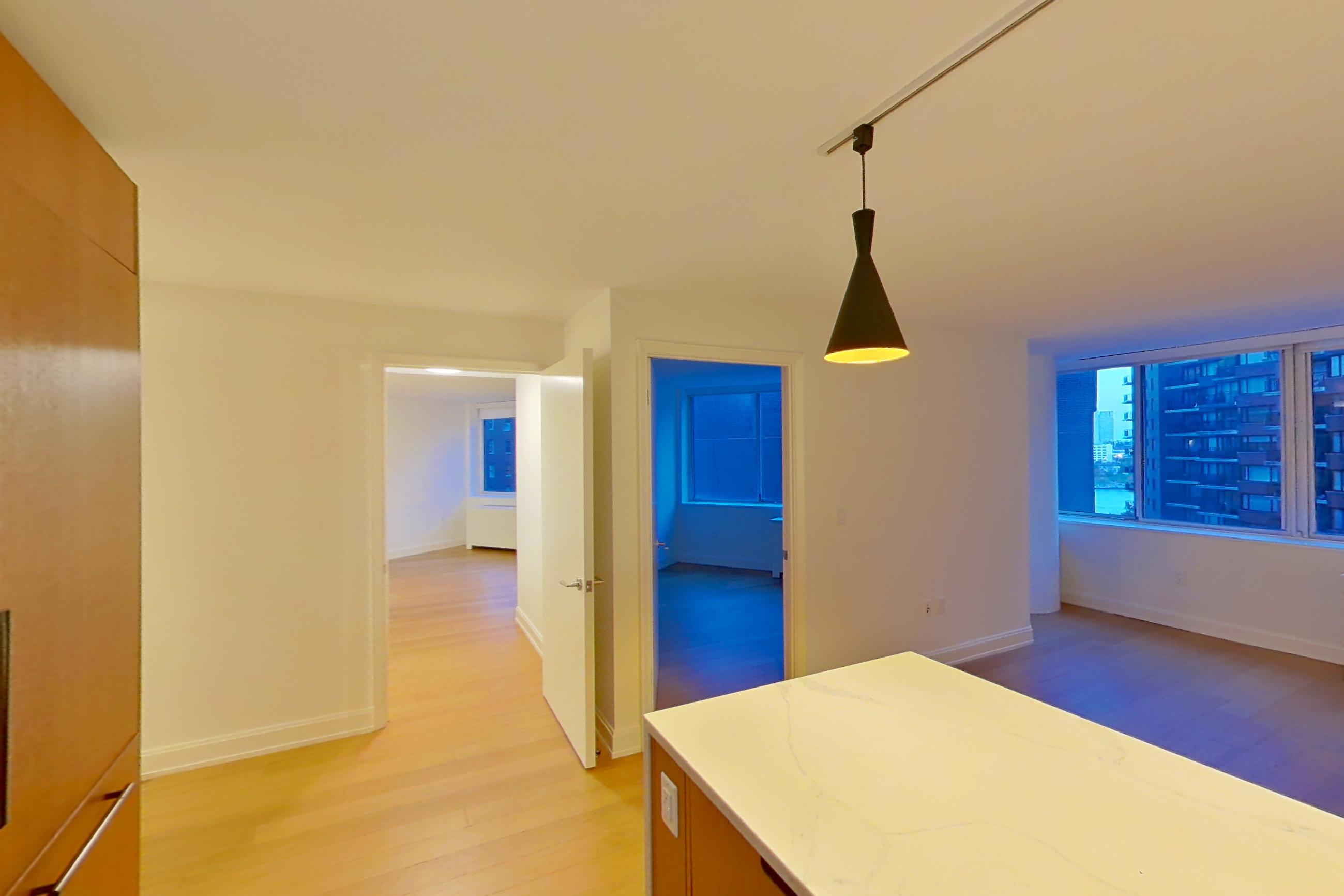 Kitchen in Apartment 0711 at Oriana, B7 floor plan