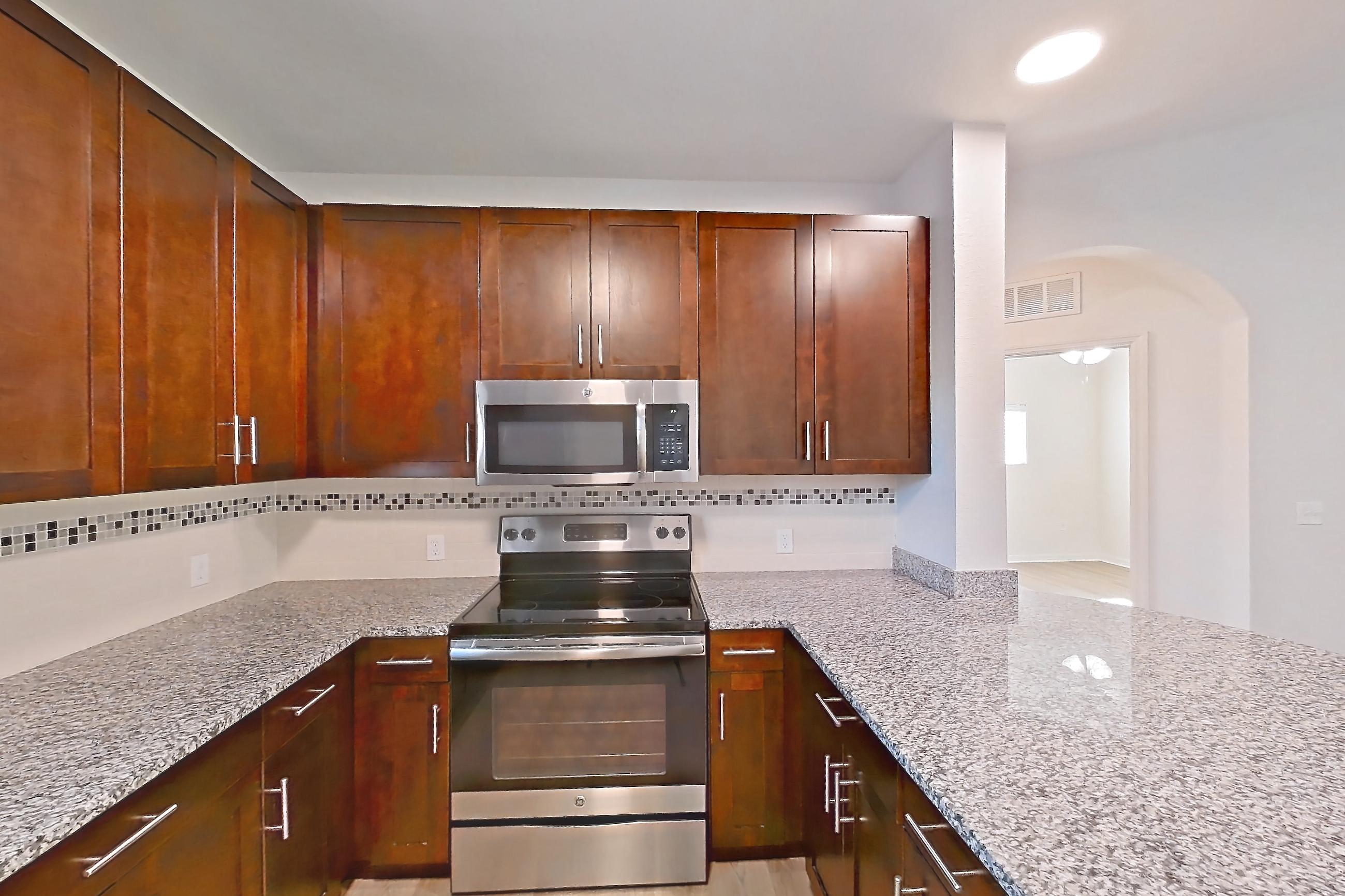 Kitchen, Apartment 201 at Lantower Asturia
