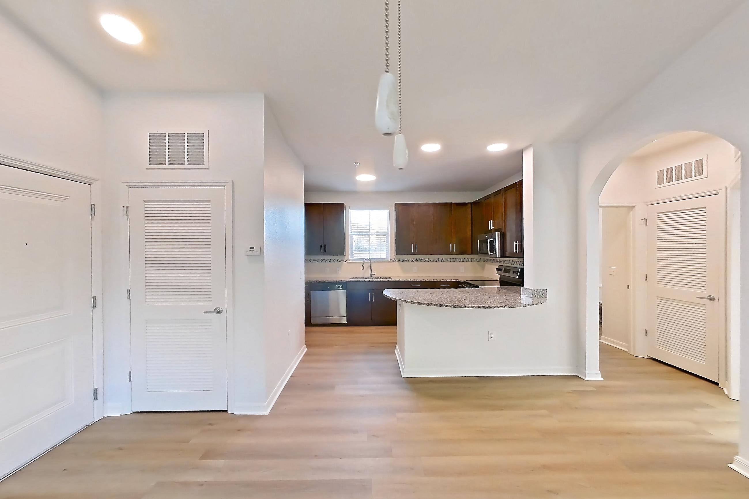 Living space, Apartment 201 at Lantower Asturia
