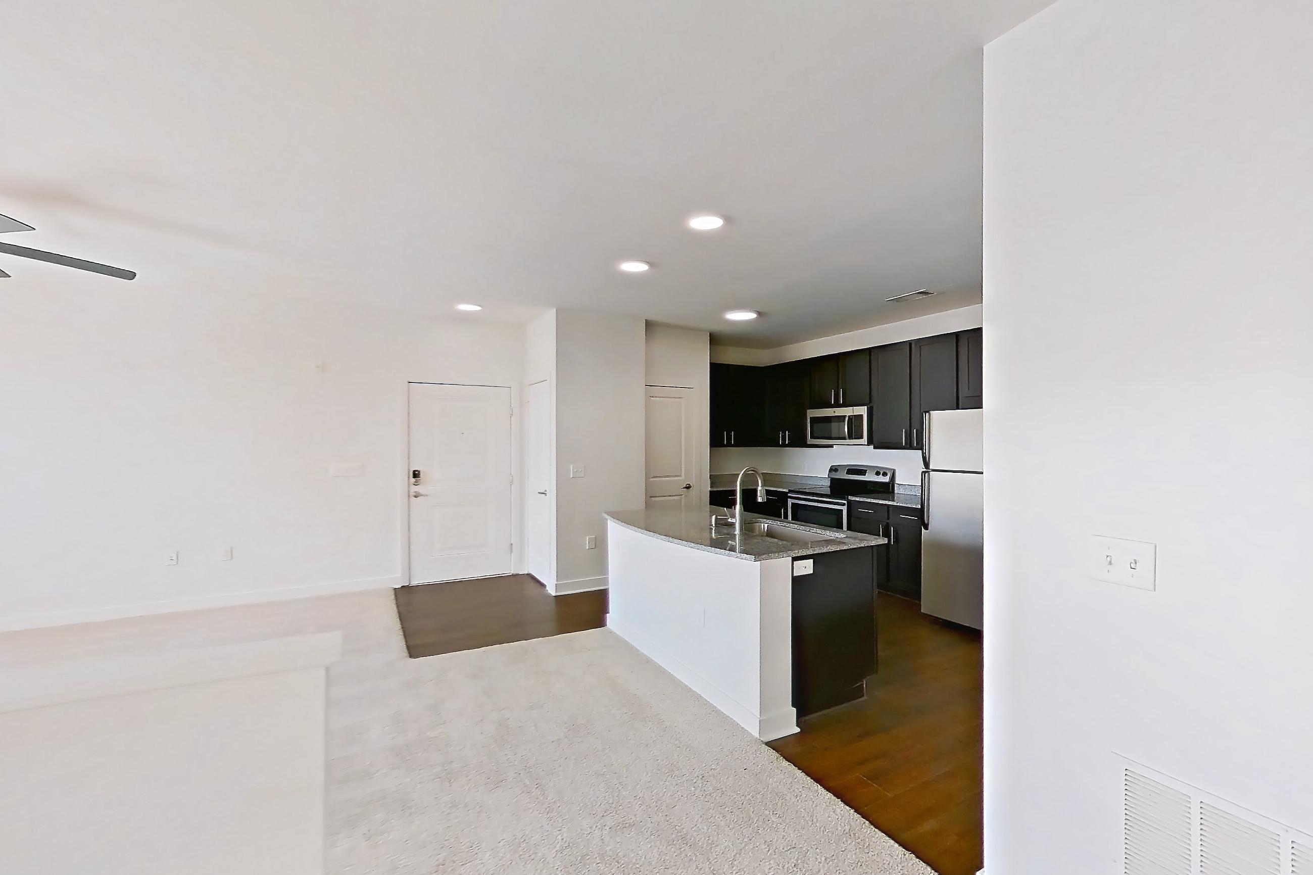 Dining room, Apartment 306 at Realm at Patterson Place