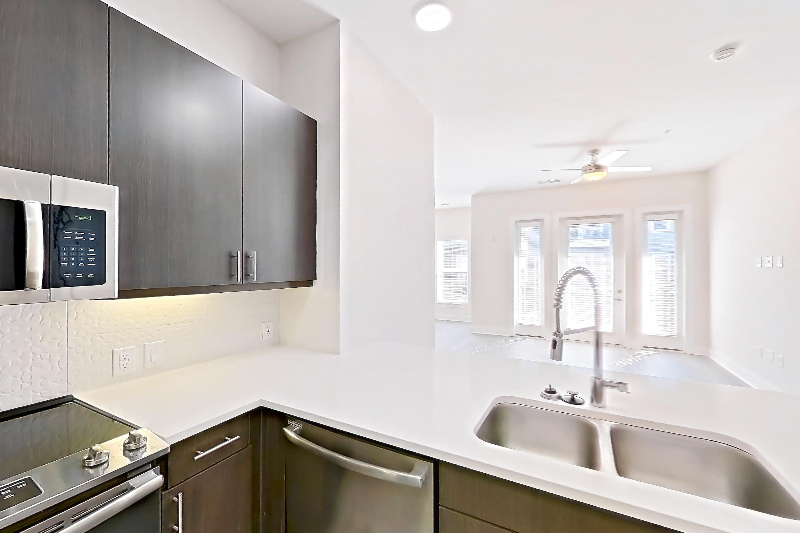 Kitchen in Apartment 428 at BullHouse, B3.1 floor plan