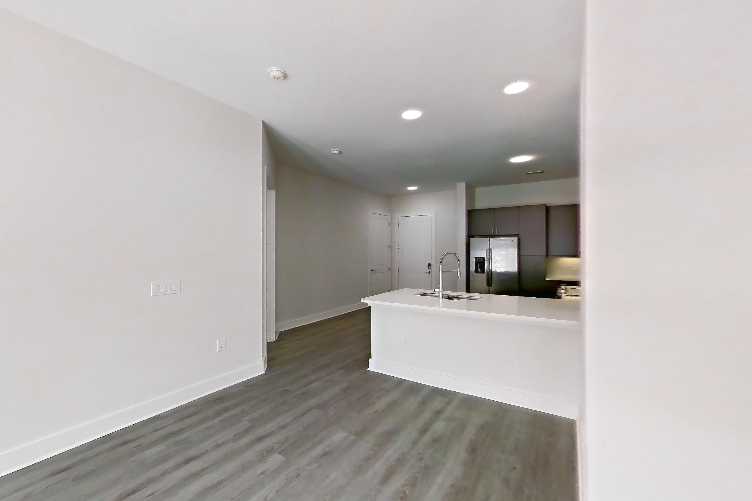 Living room in Apartment 428 at BullHouse, B3.1 floor plan