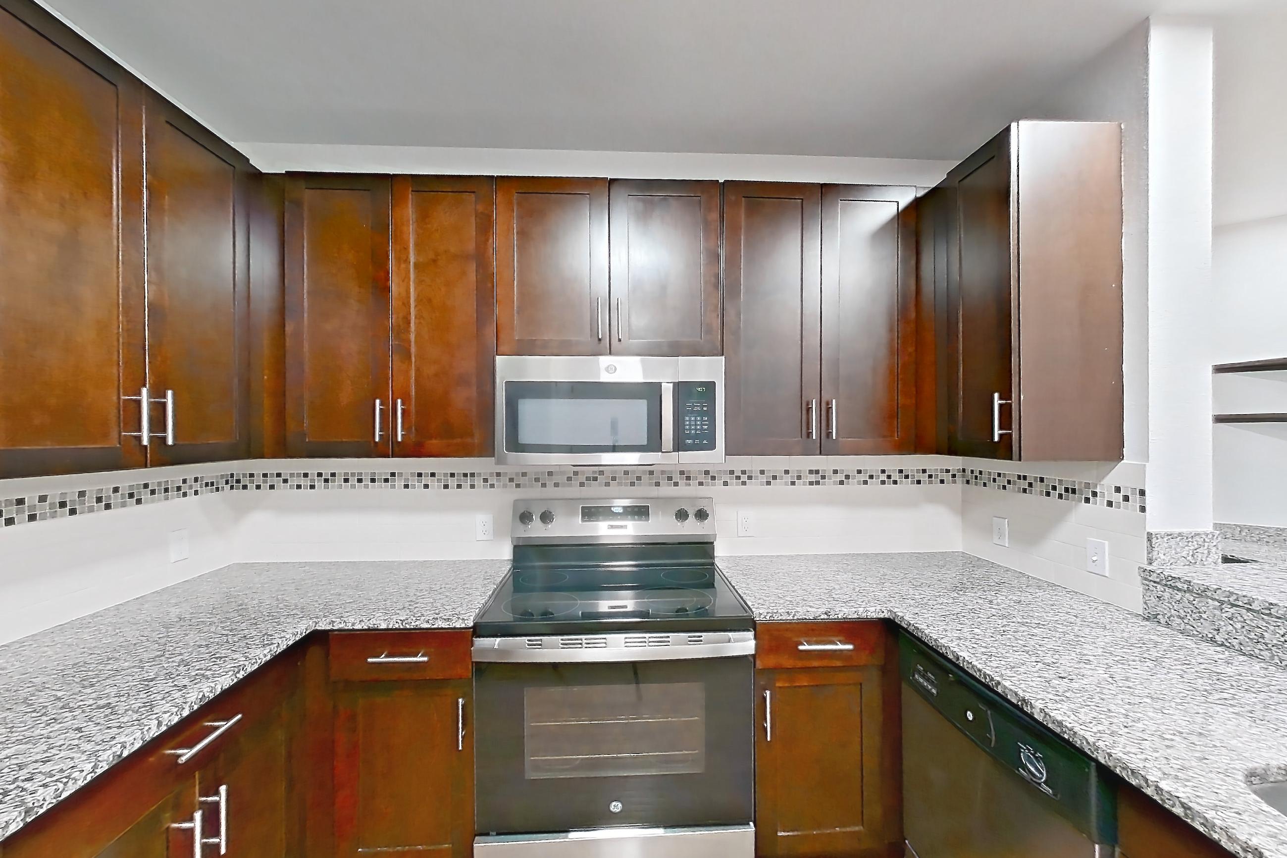Kitchen, Apartment 214 at Lantower Asturia
