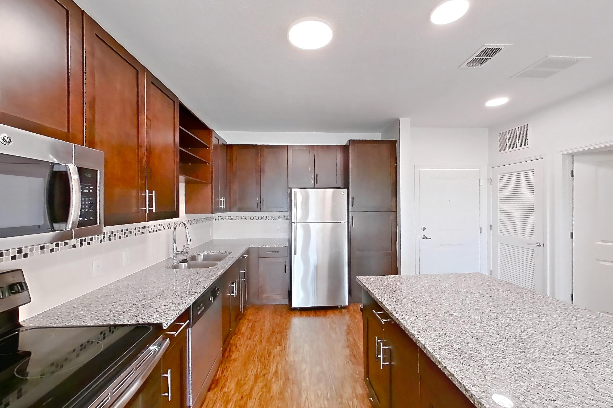 Kitchen, Apartment 404 at Lantower Asturia
