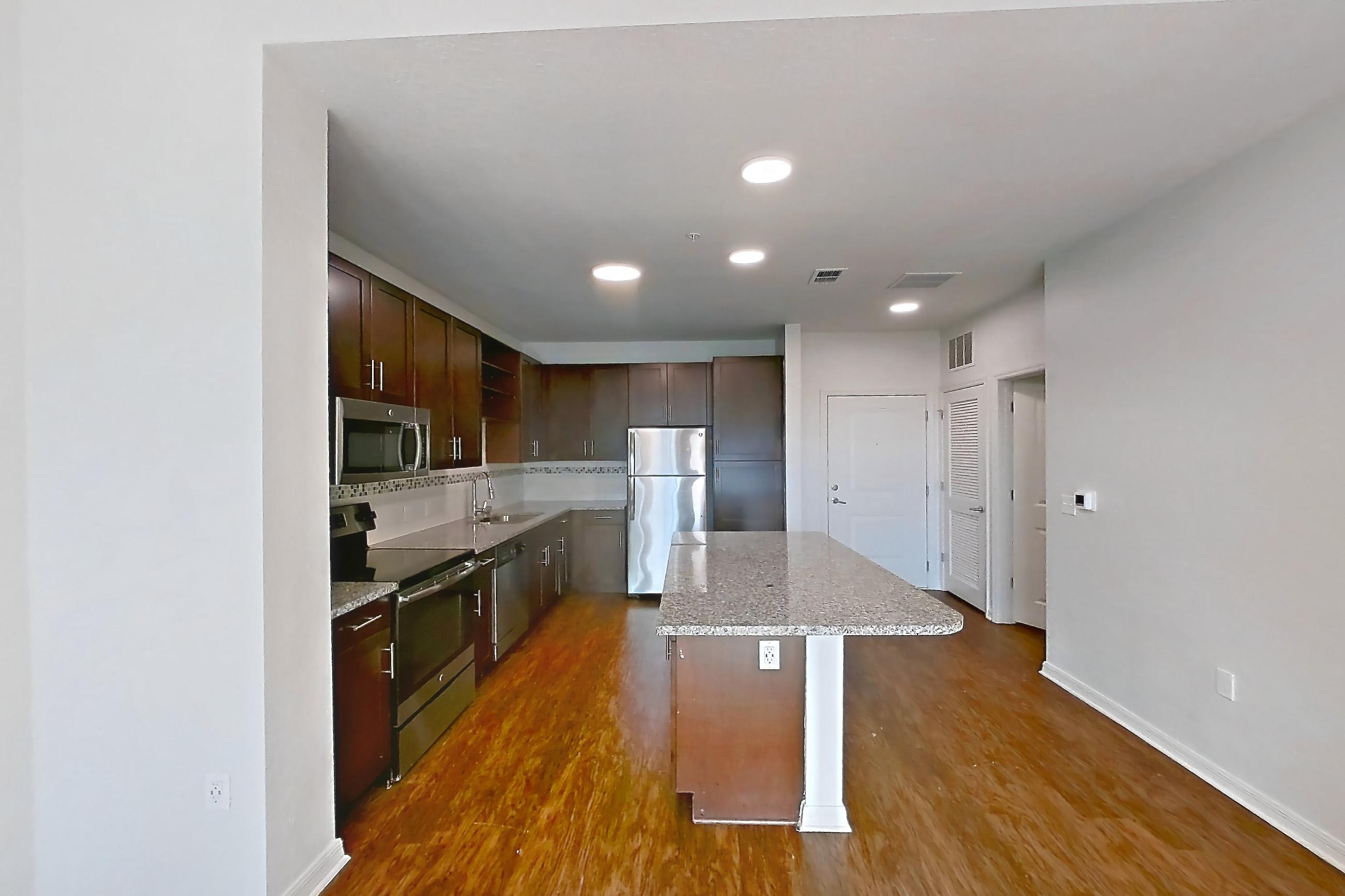 Living space, Apartment 404 at Lantower Asturia