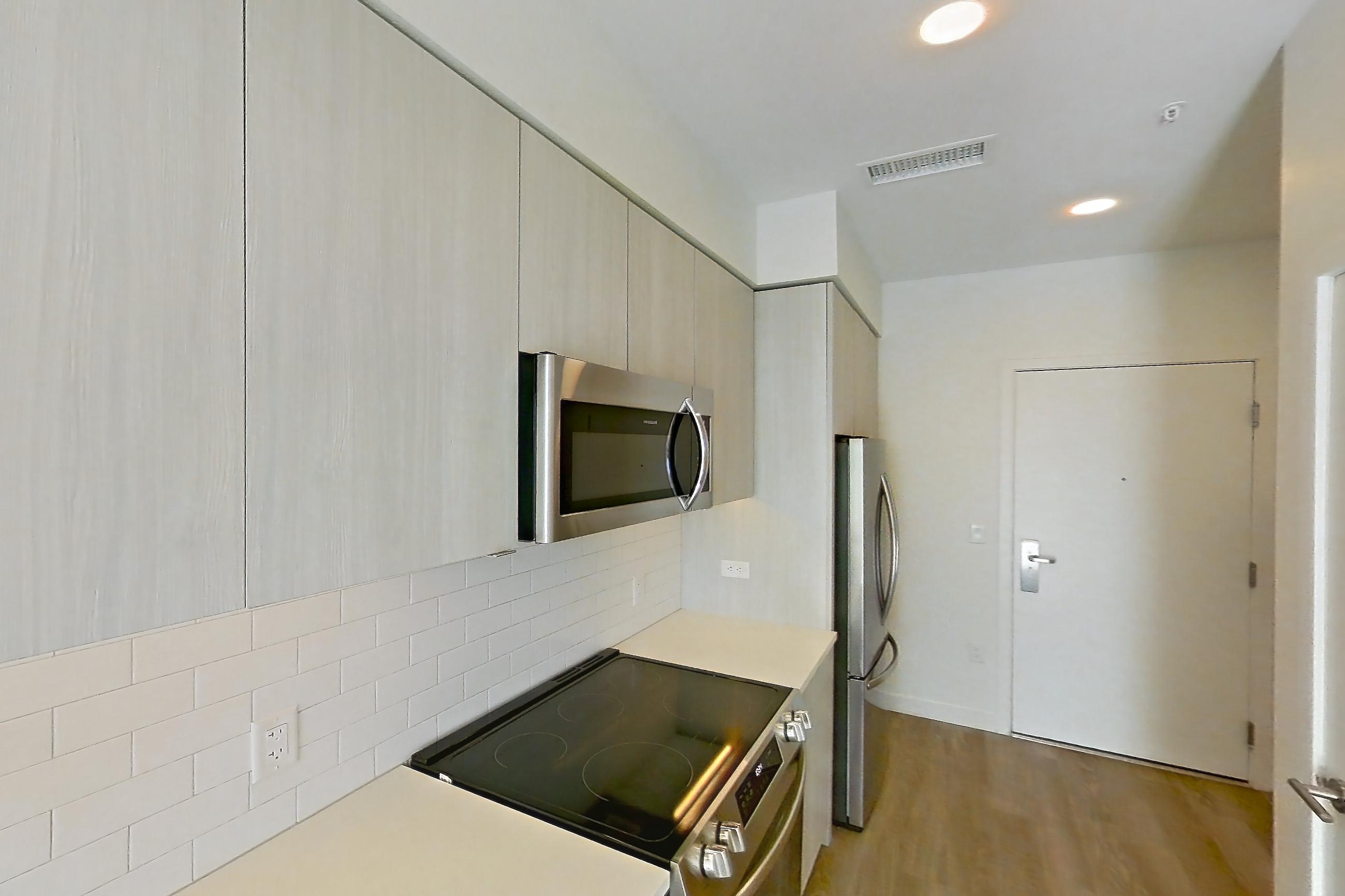 Kitchen in Apartment 369 at Forge Apartments, S1 floor plan