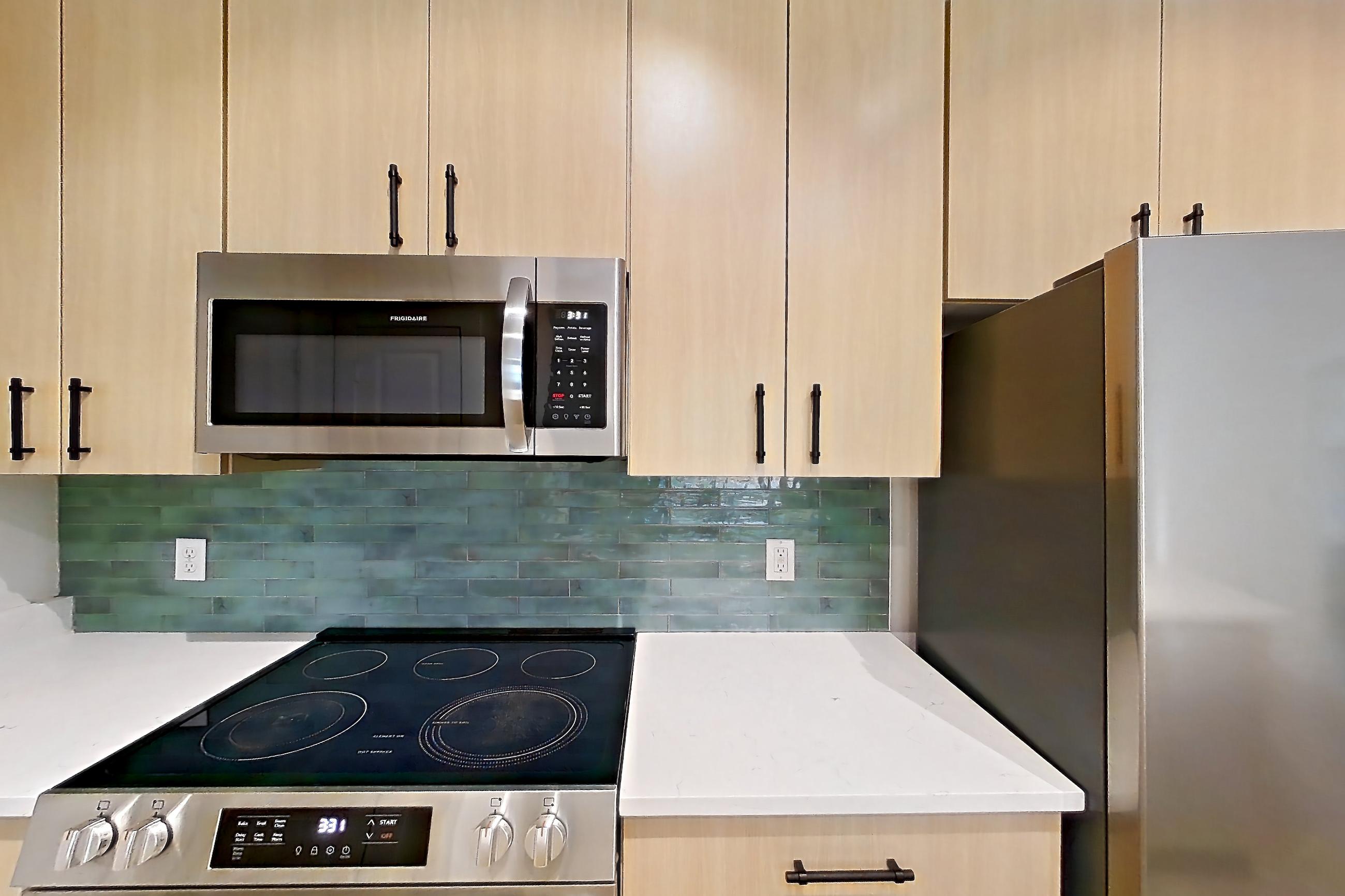 Kitchen in Apartment 3127 at NoHo Flats, B1 - 2x2 floor plan