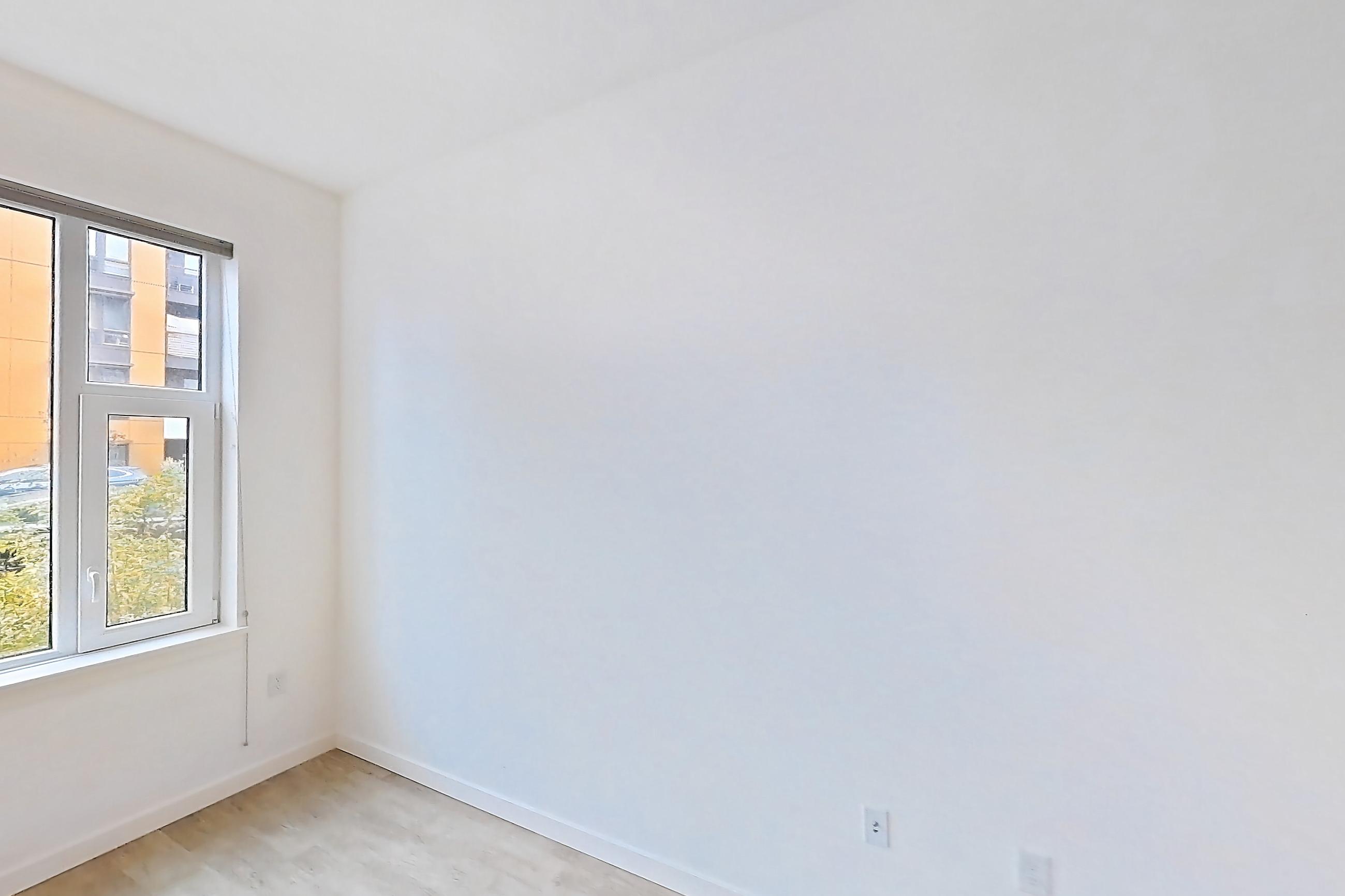 Living room in Apartment 122 at Verso, 1J floor plan