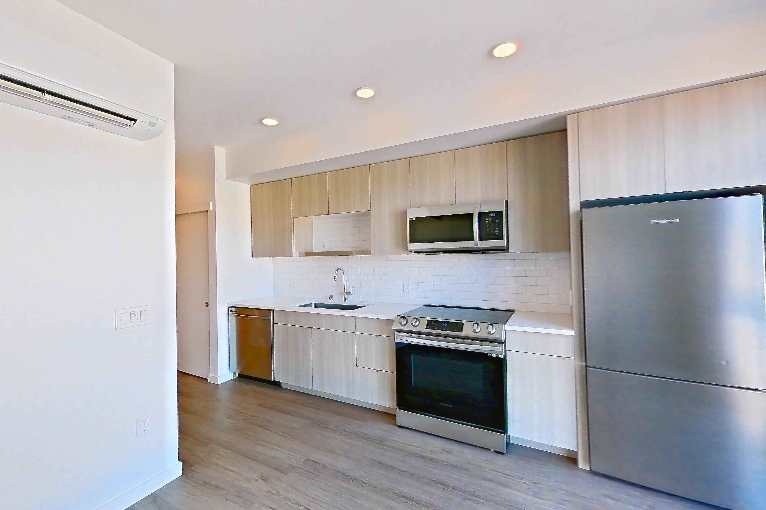 Living space in Apartment 729 at The Cline, UA2 floor plan