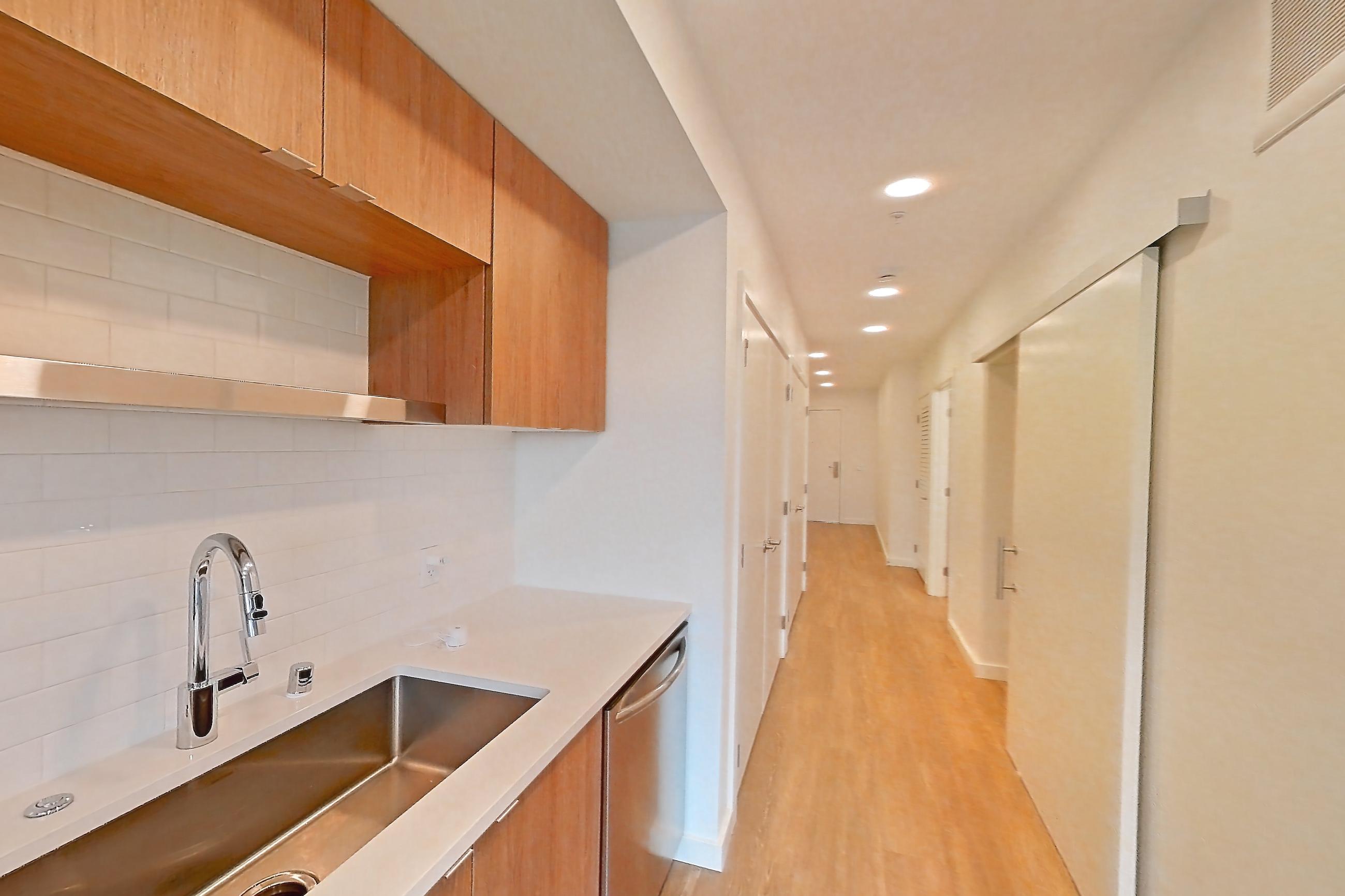 Kitchen in Apartment 519 at The Victor, A1 floor plan