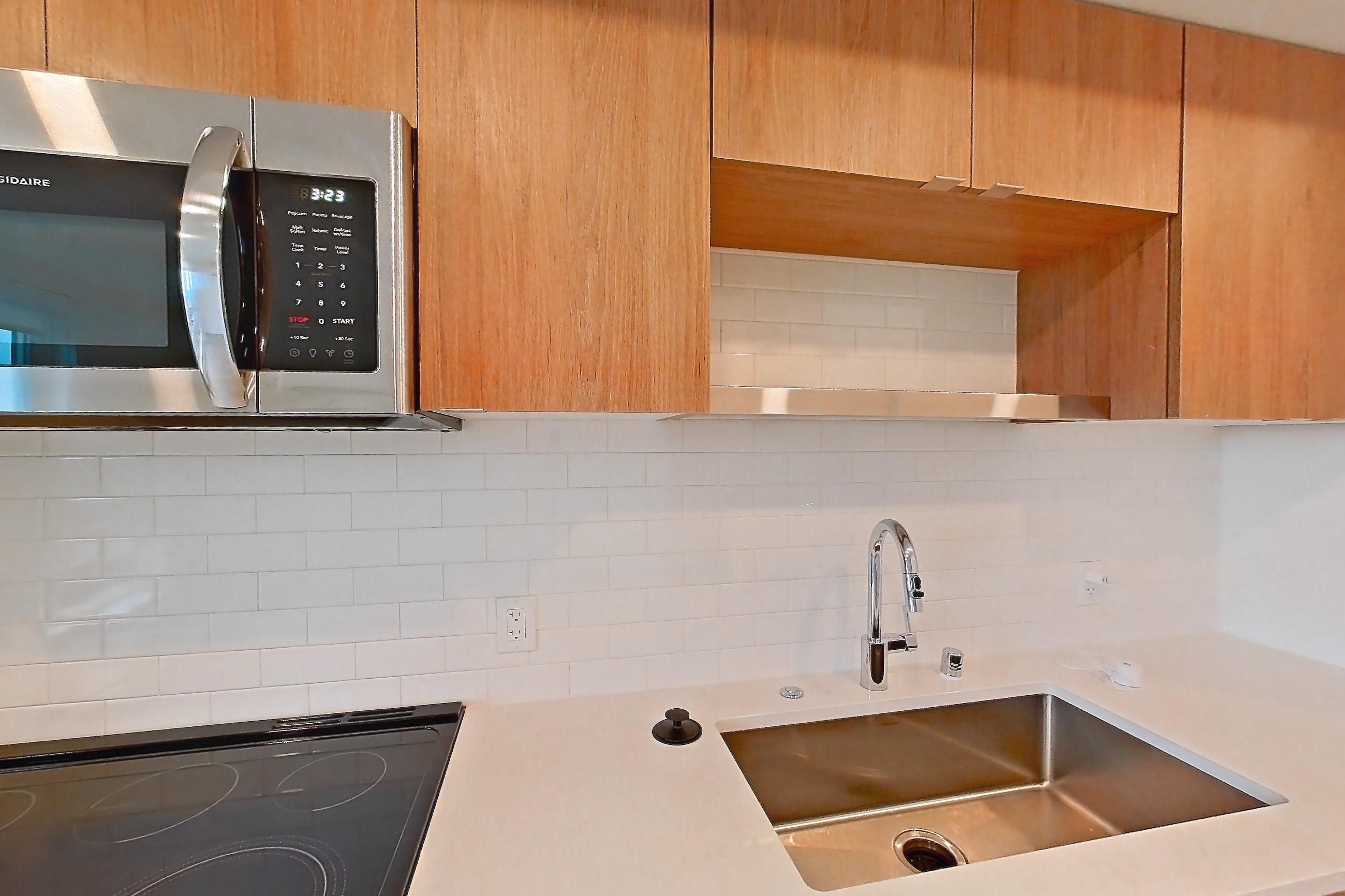 Kitchen in Apartment 519 at The Victor, A1 floor plan