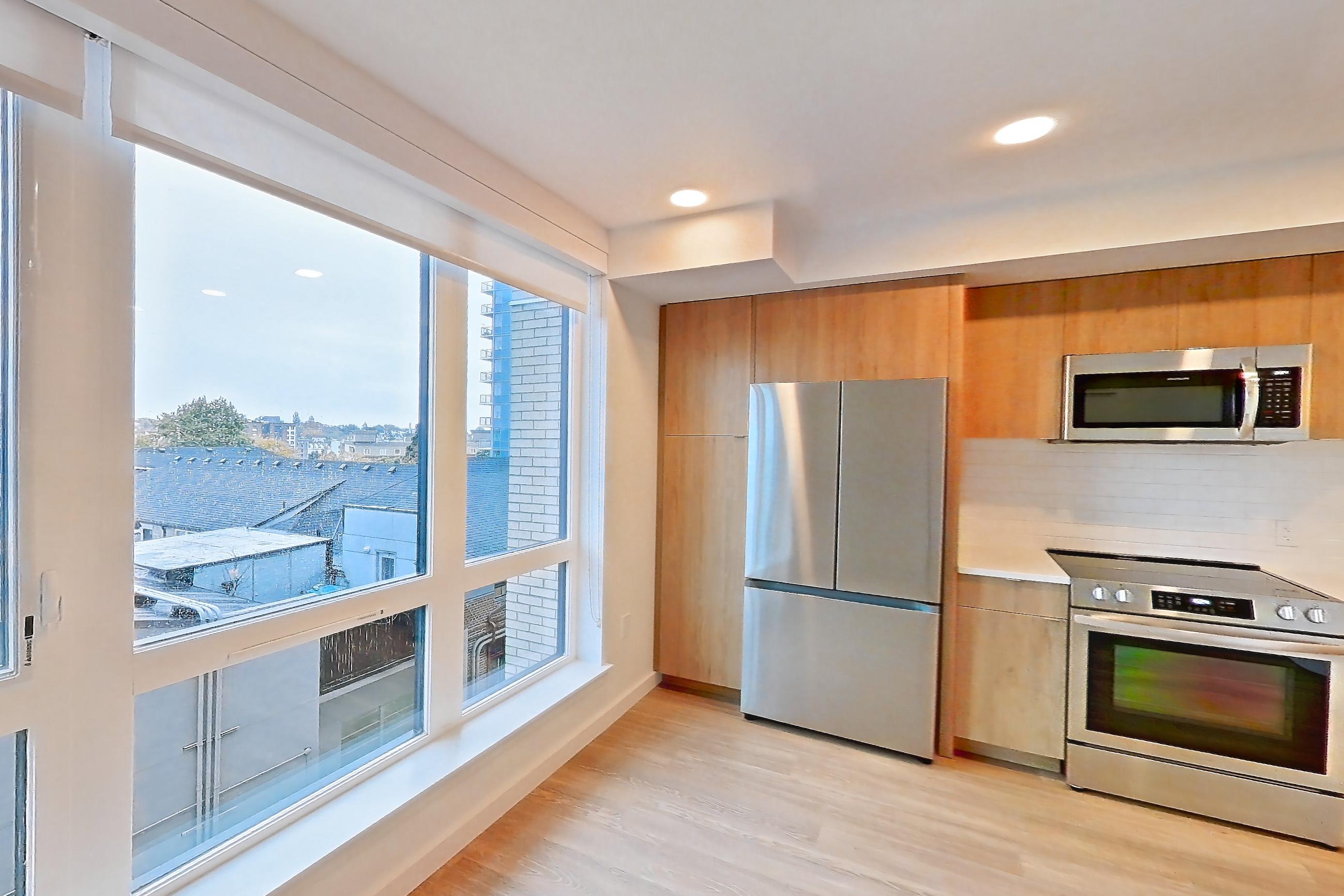 Living room in Apartment 519 at The Victor, A1 floor plan