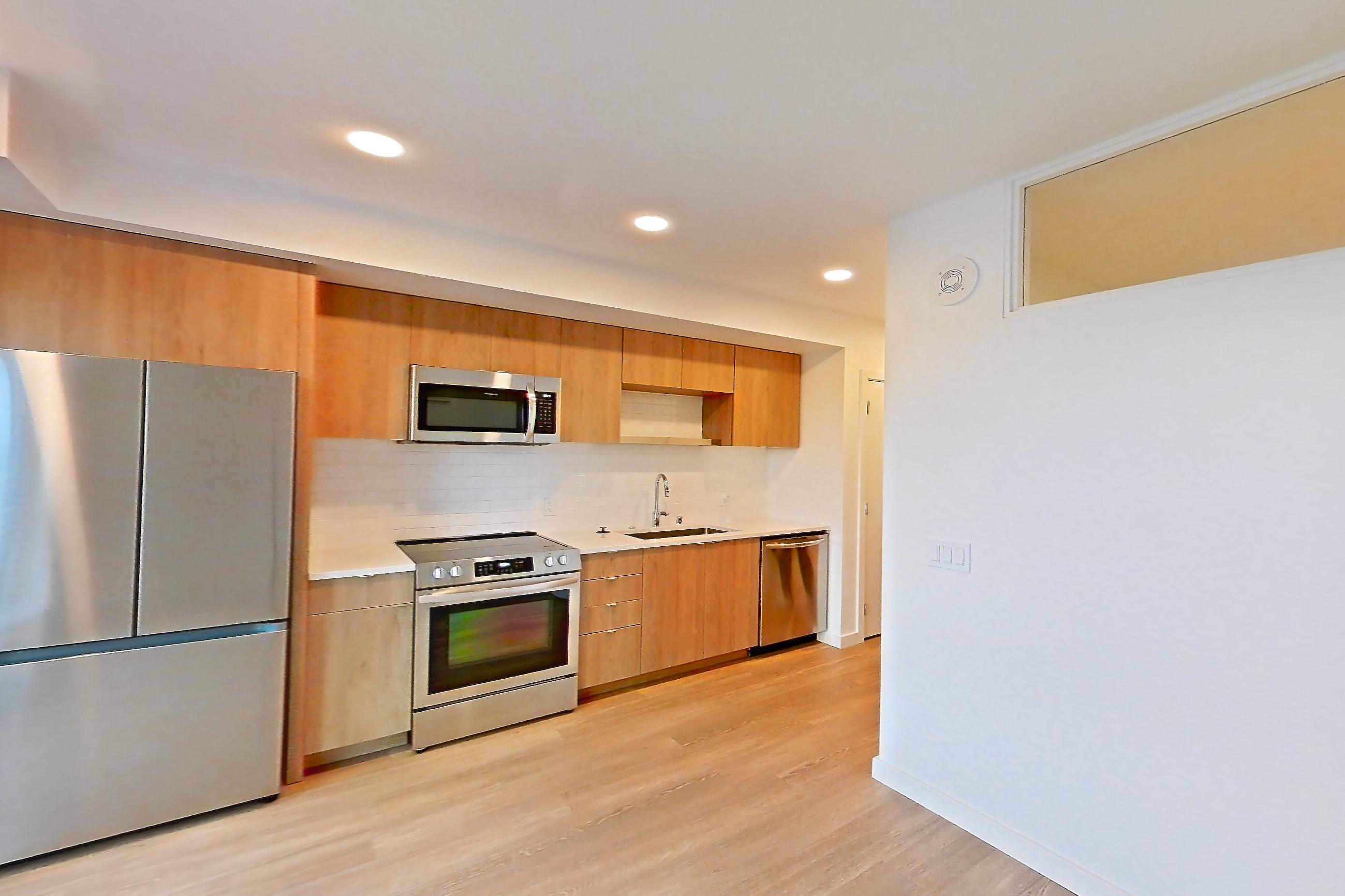 Living room in Apartment 519 at The Victor, A1 floor plan