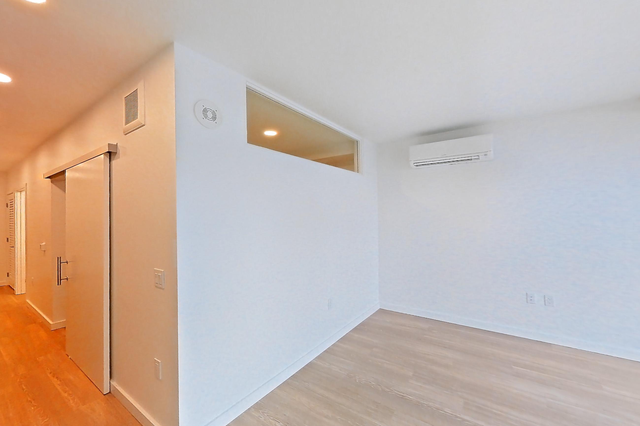 Living room in Apartment 703 at The Victor, A3 floor plan