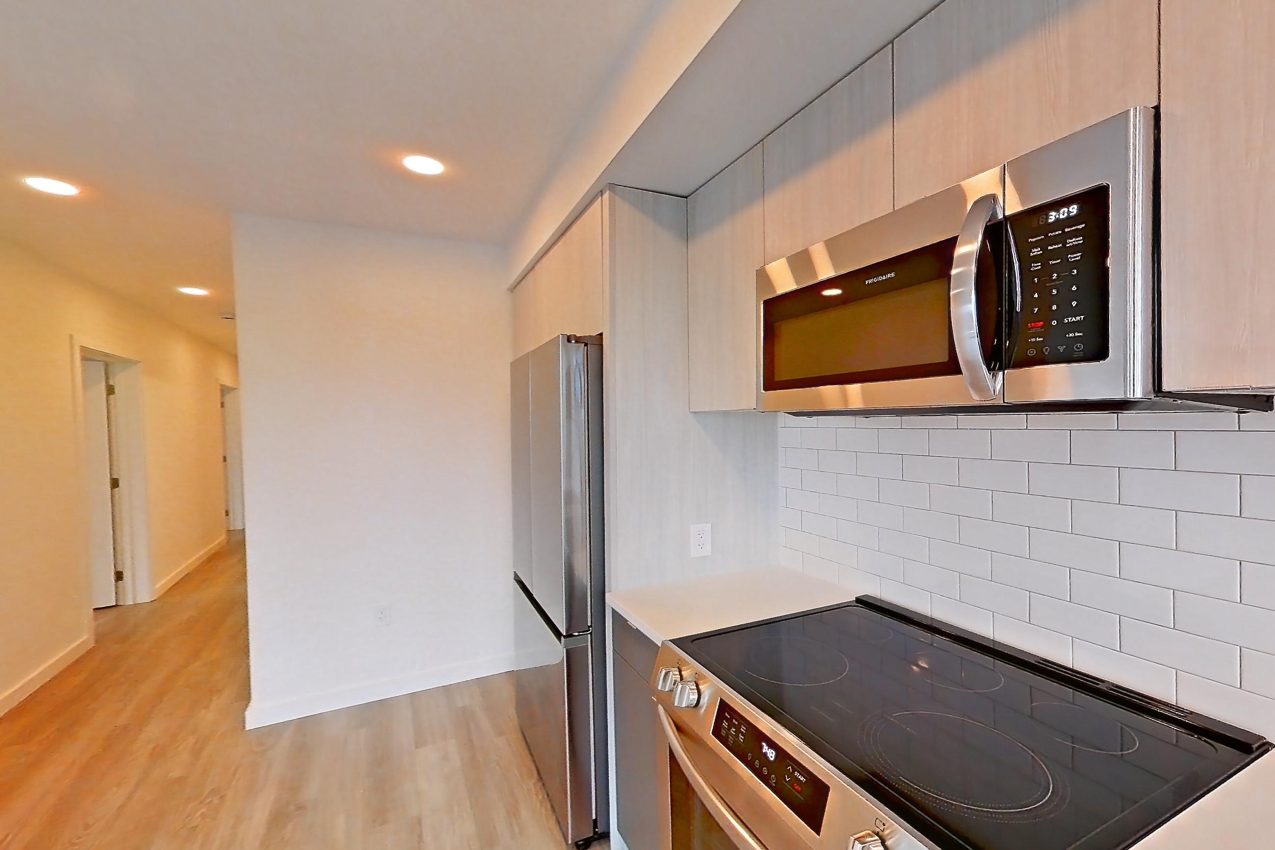 Kitchen, Apartment 407 at The Victor
