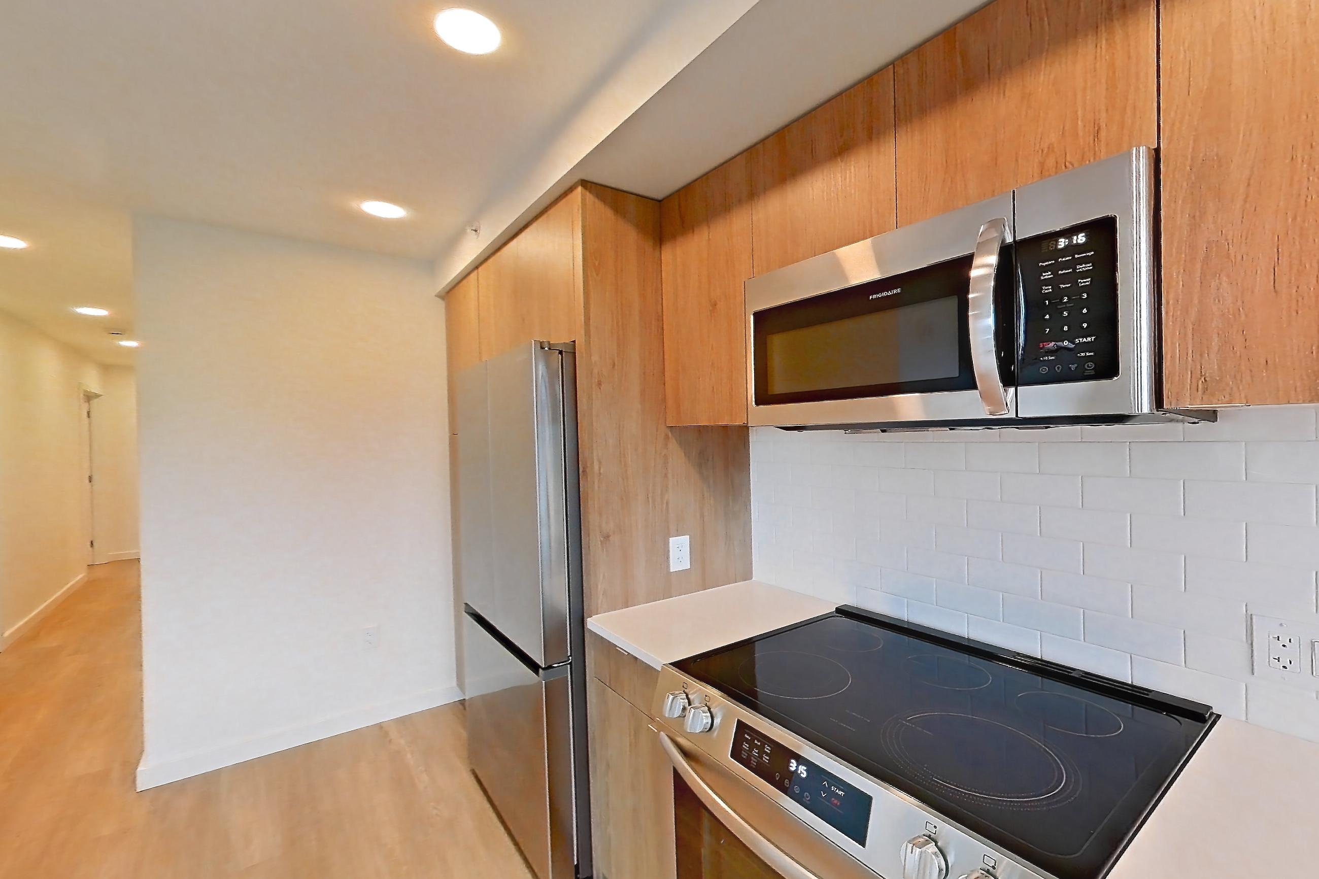 Kitchen, Apartment 307 at The Victor