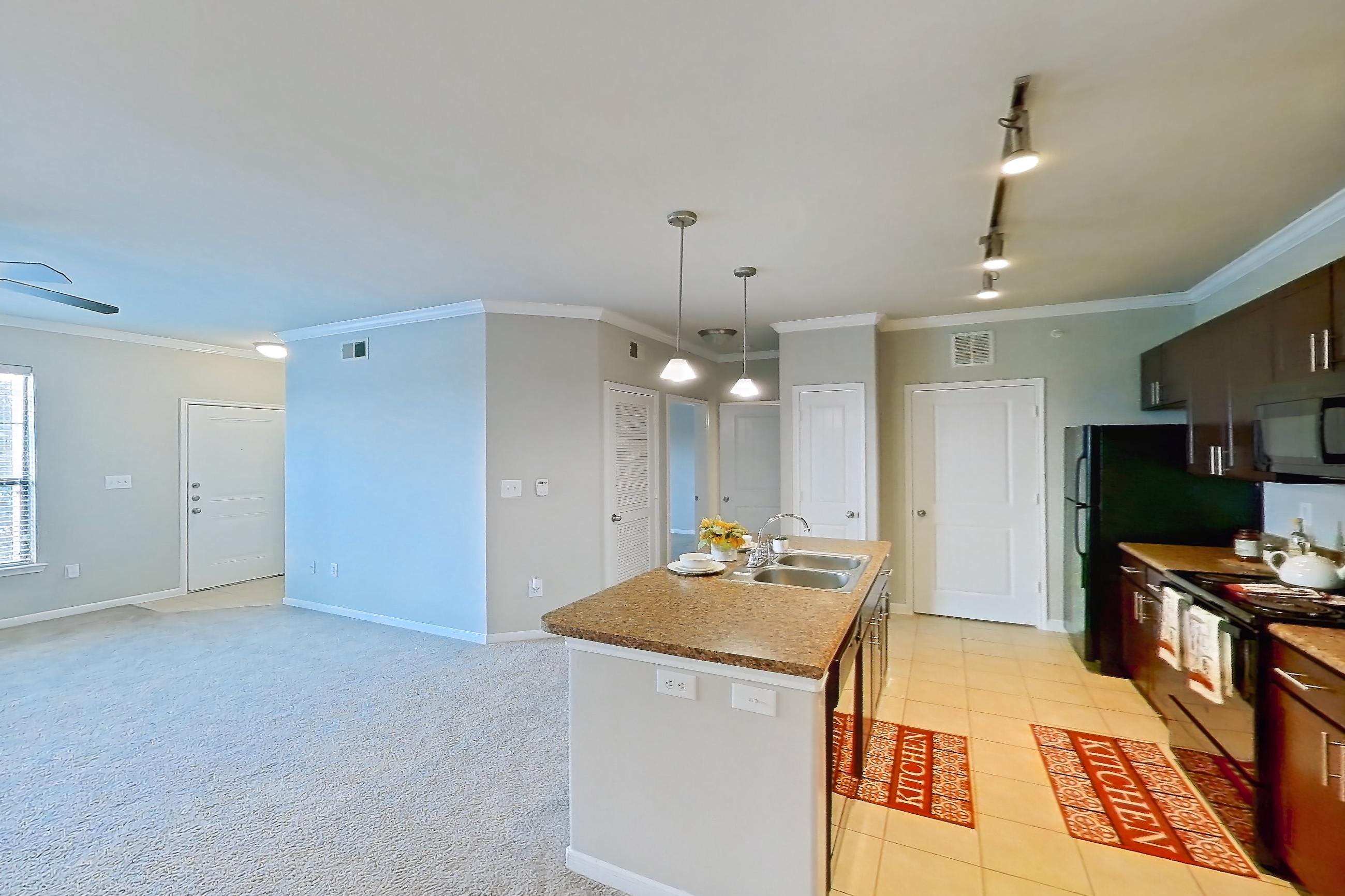 Dining room in Apartment 0323 at Marquis at Sugar Land, 1B floor plan