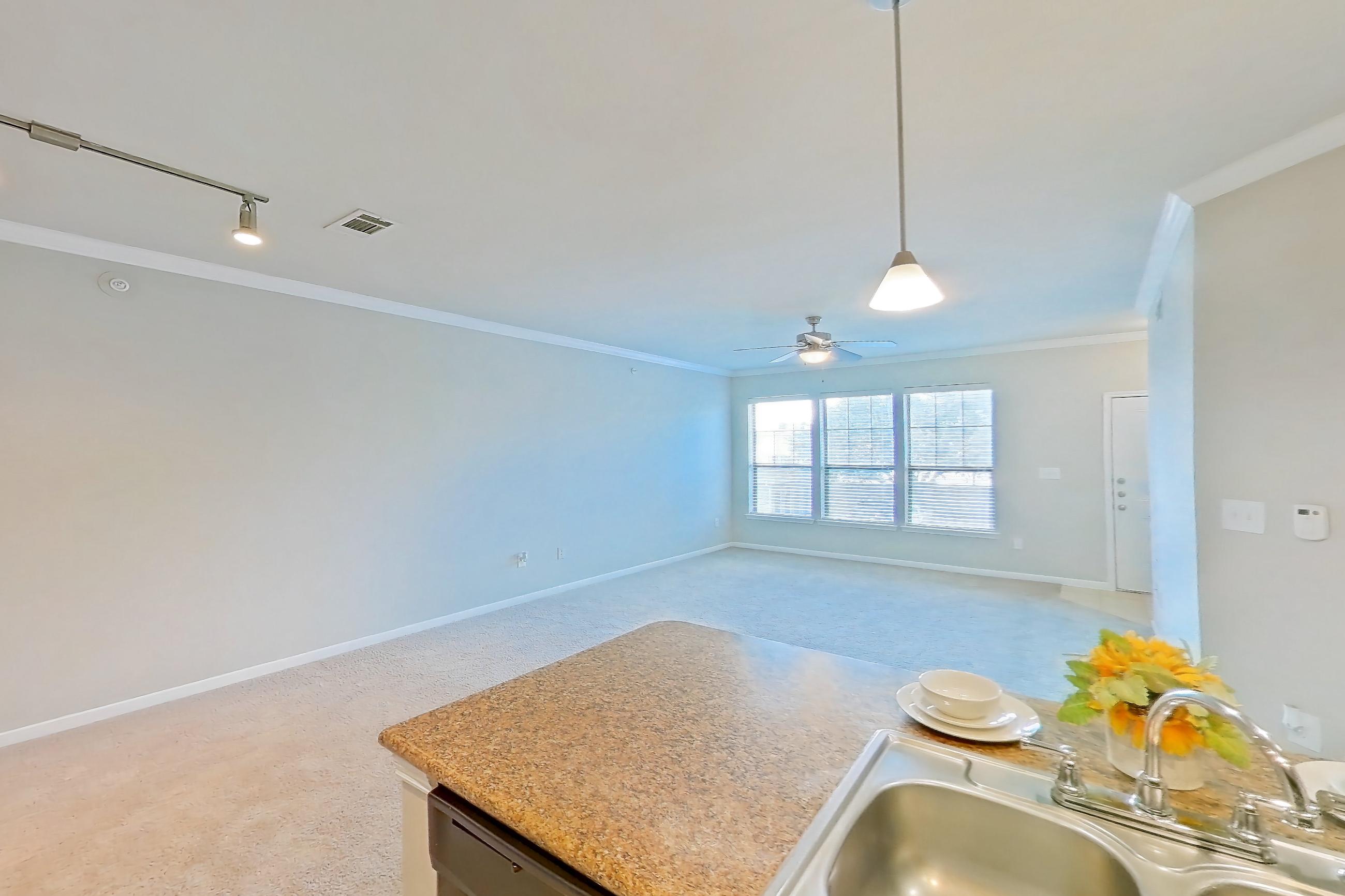Kitchen in Apartment 0323 at Marquis at Sugar Land, 1B floor plan