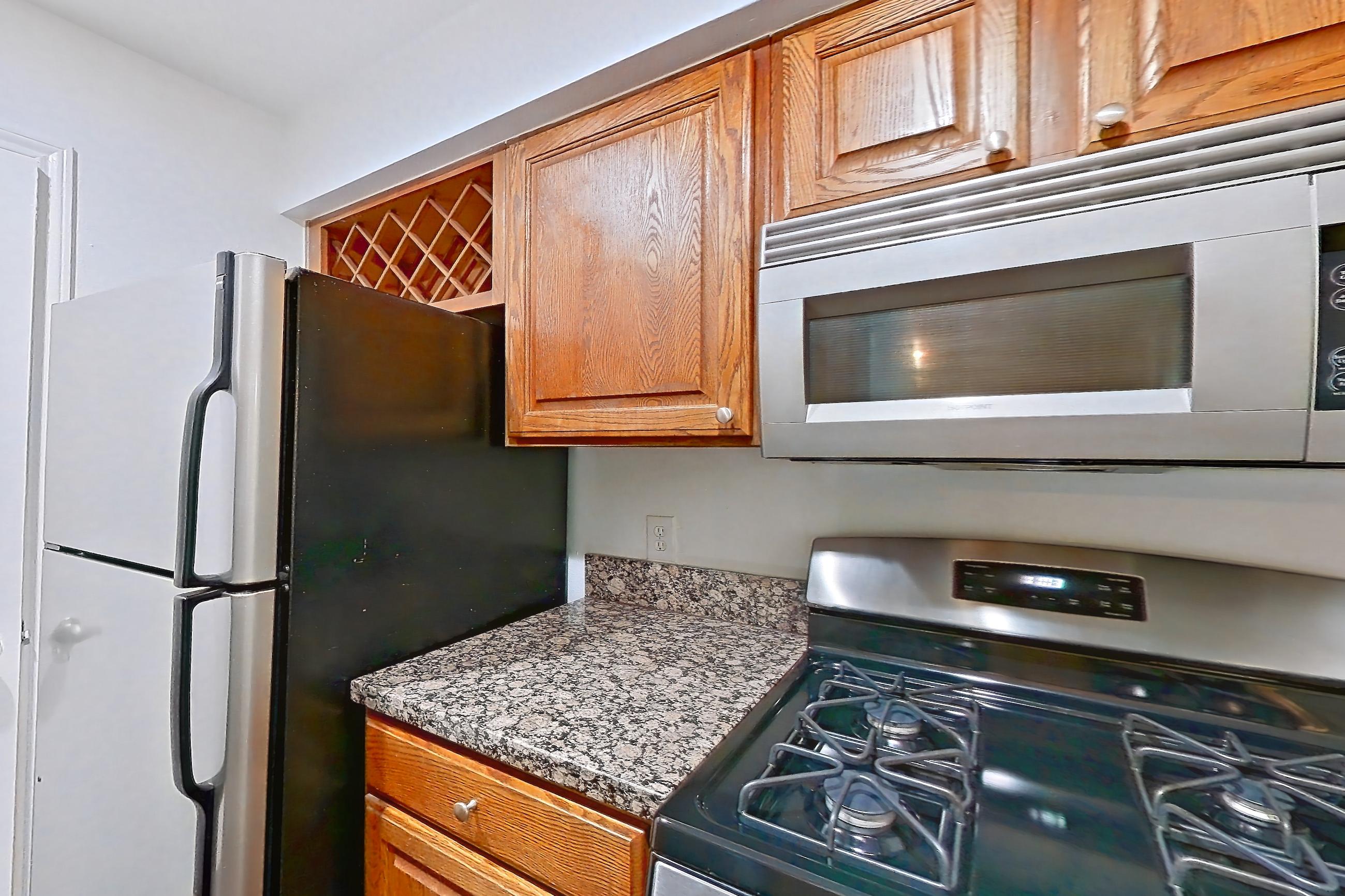 Kitchen in Apartment 0702 at Marquis at Caprock Canyon, 2C floor plan