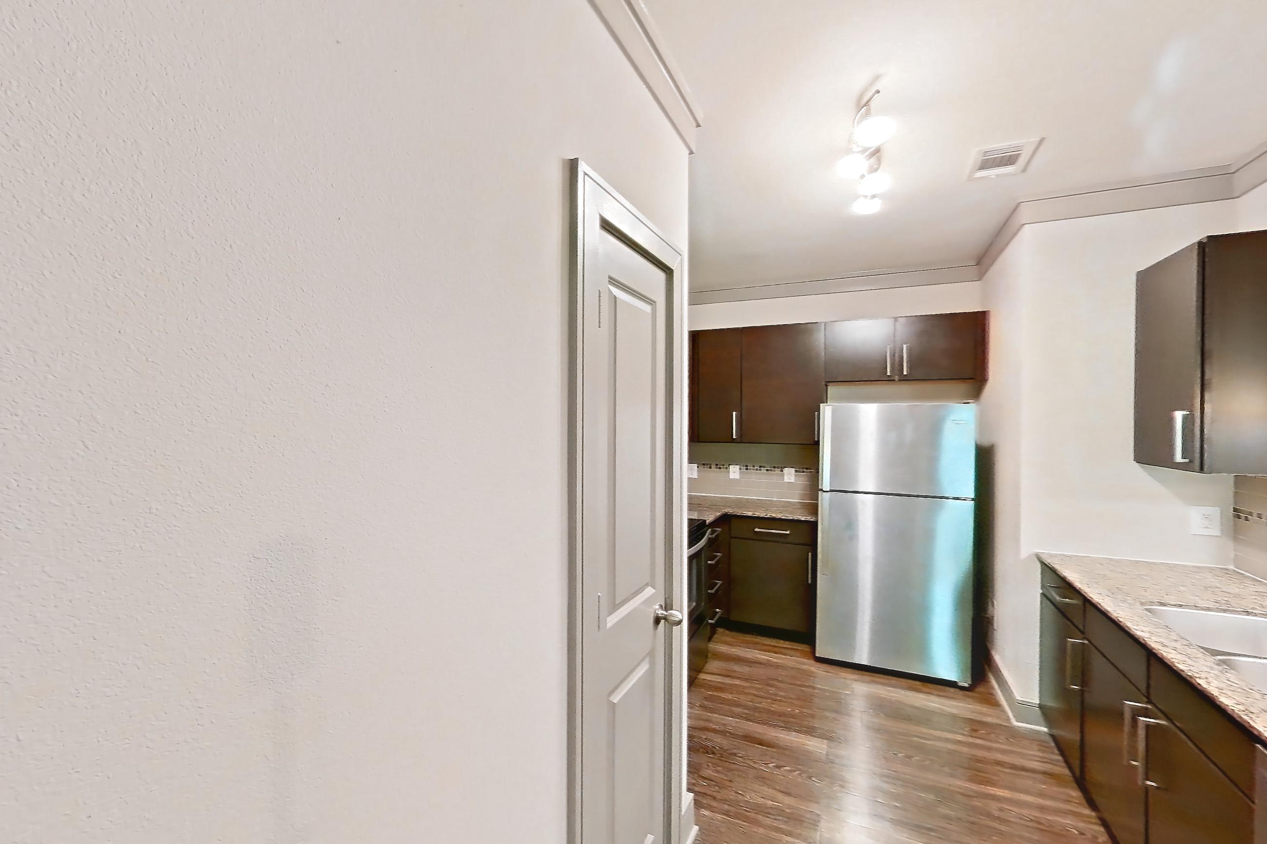 Kitchen space in Apartment 4307 at Marquis Seven Meadows, 2A floor plan