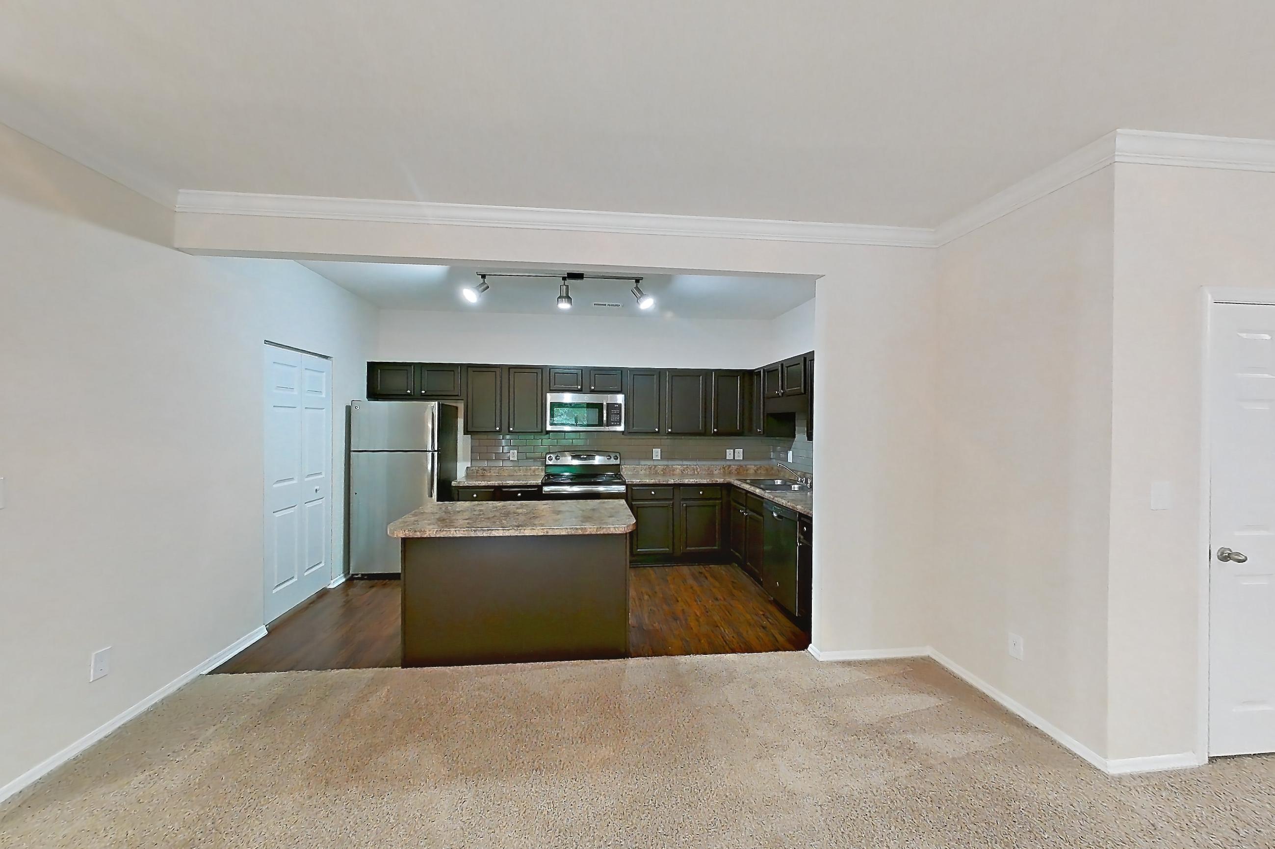 Living space in Apartment 0938 at Marquis of Carmel Valley, 2C floor plan