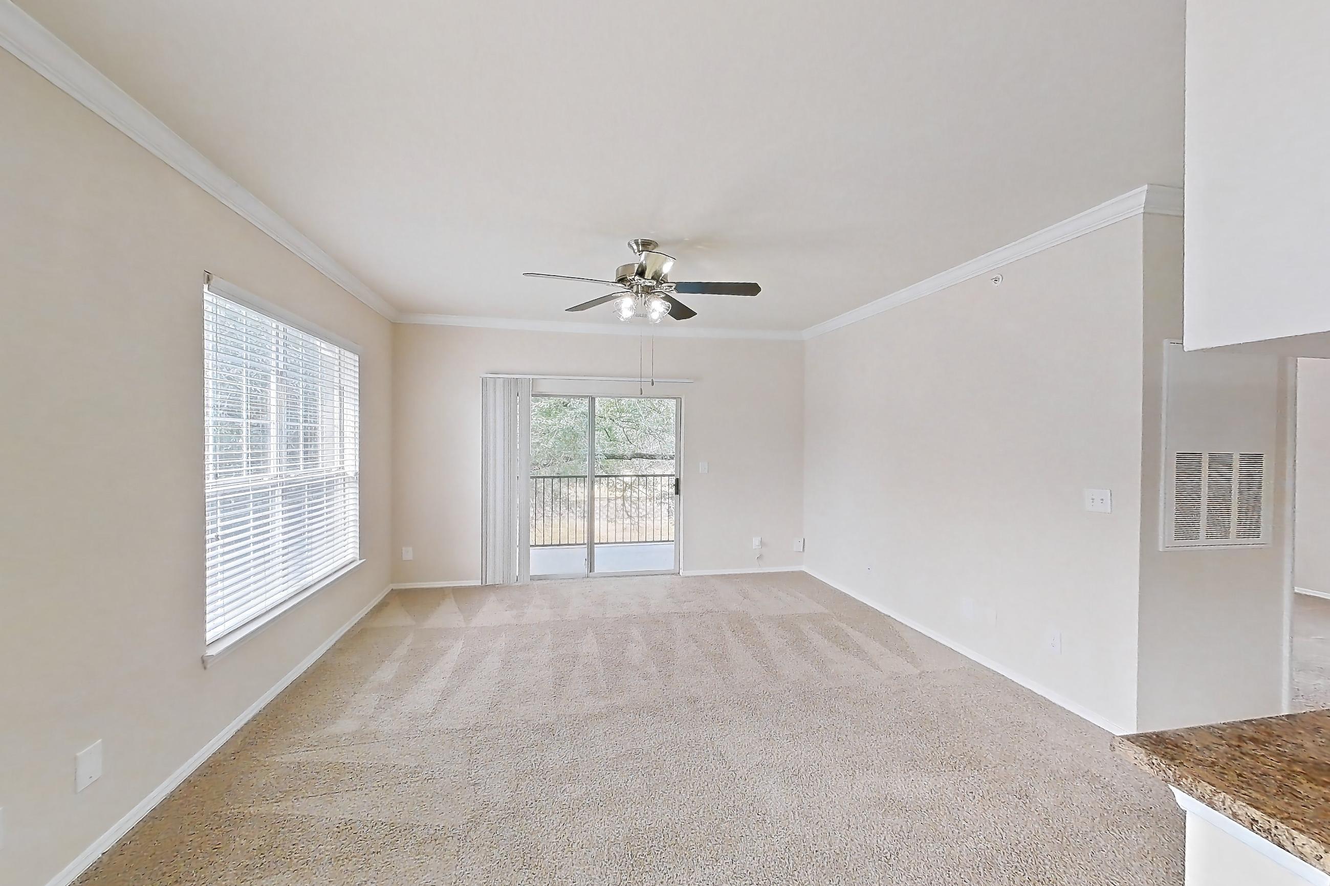 Dining room in Apartment 1832 at Marquis of Carmel Valley, 1D floor plan